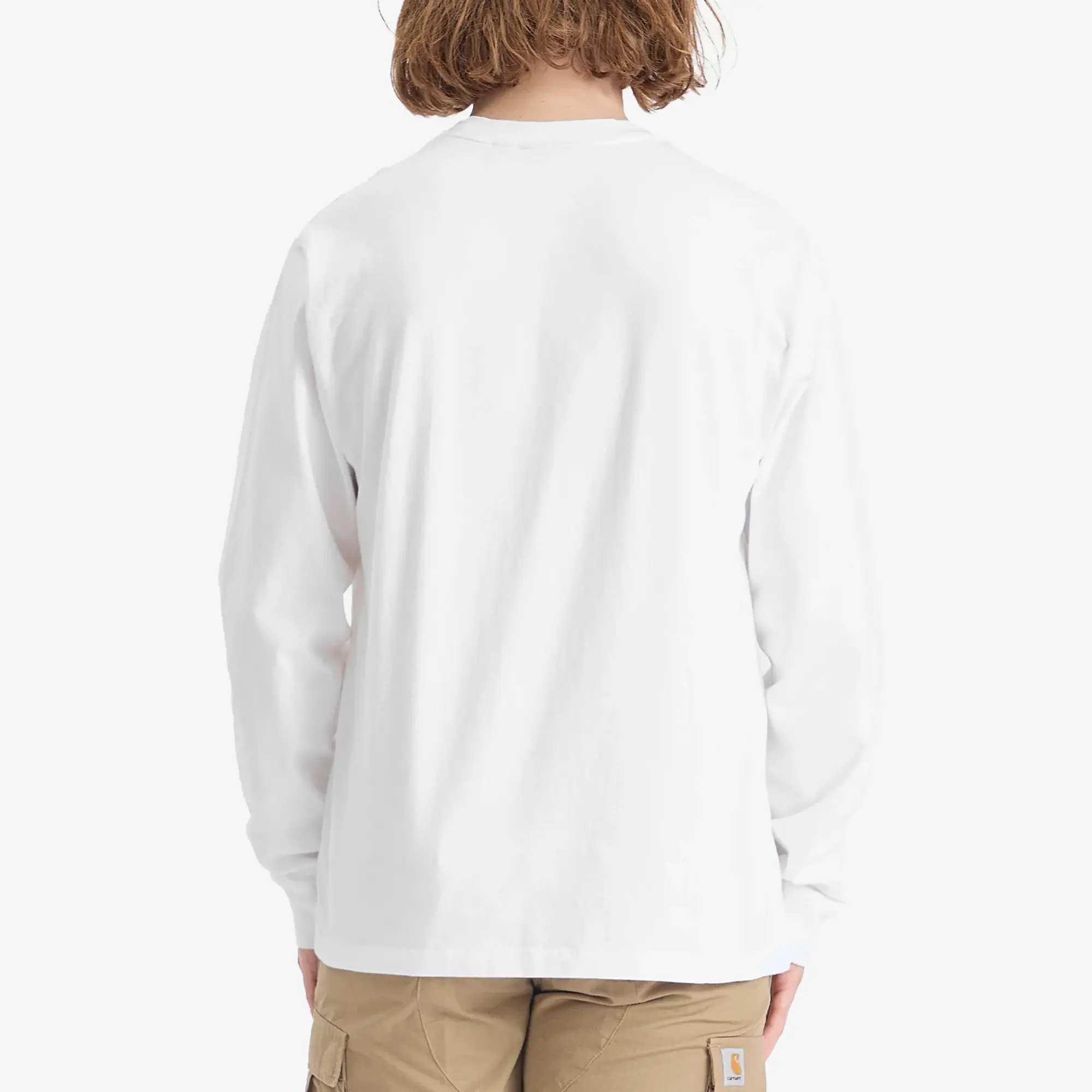 By Parra Men's The Visitors Long Sleeve T-Shirt White