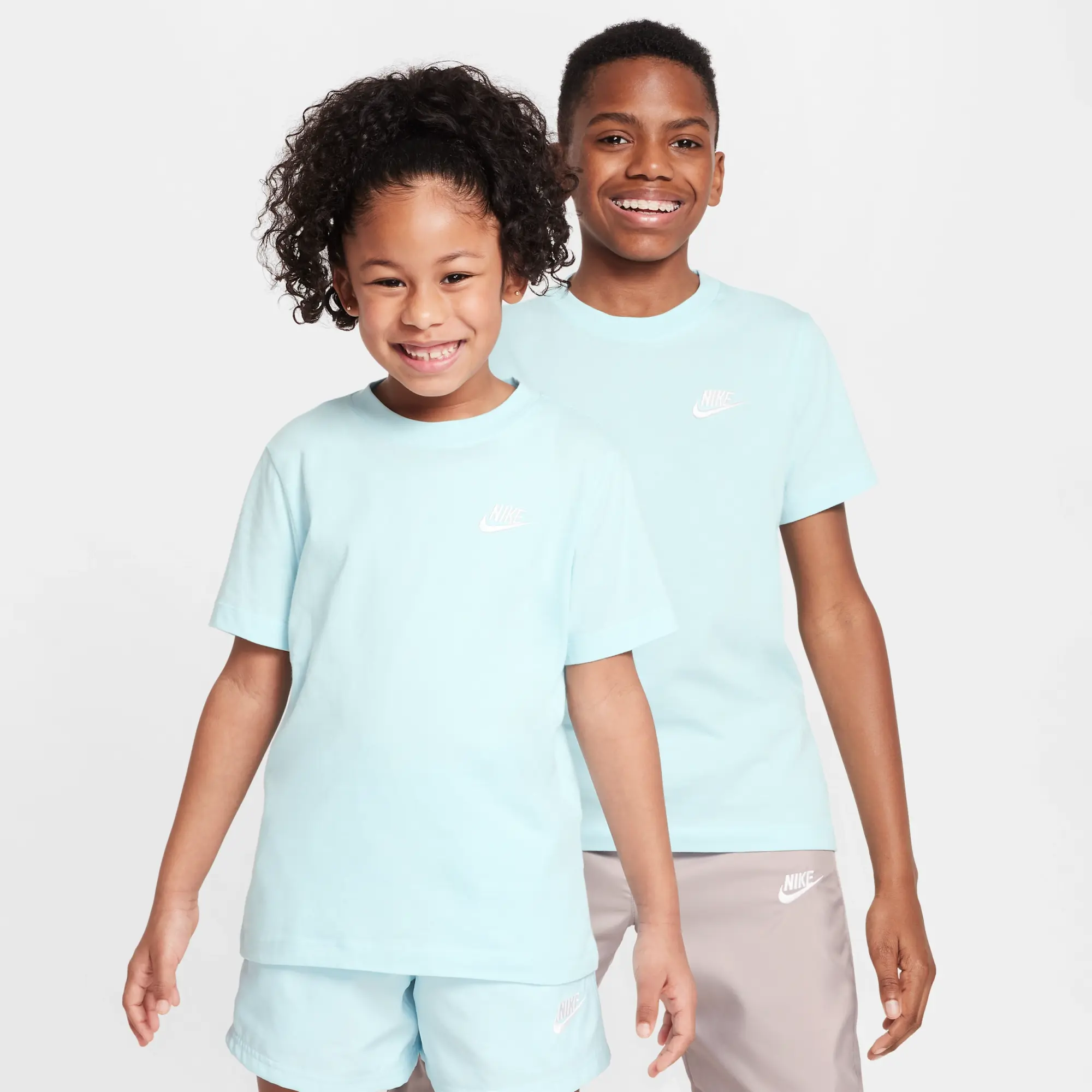 Nike Sportswear Older Kids' T-Shirt - Blue - Cotton