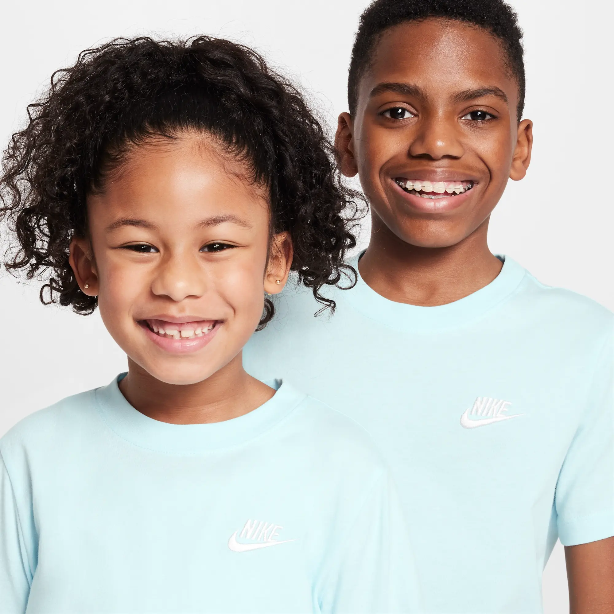 Nike Sportswear Older Kids' T-Shirt - Blue - Cotton