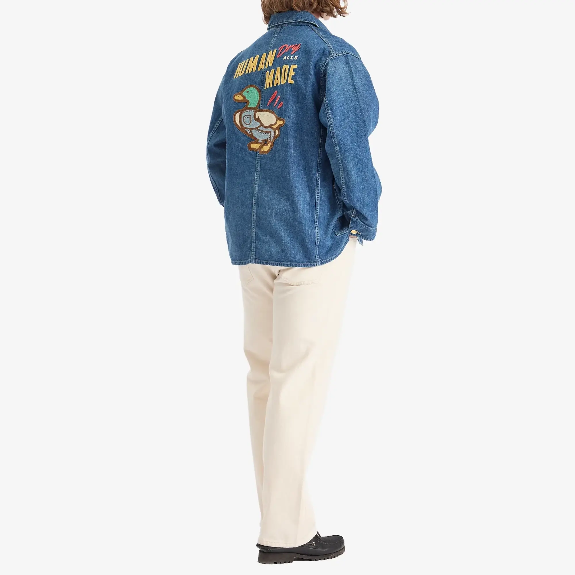 Human Made Men's Denim Future Coverall Jacket Indigo