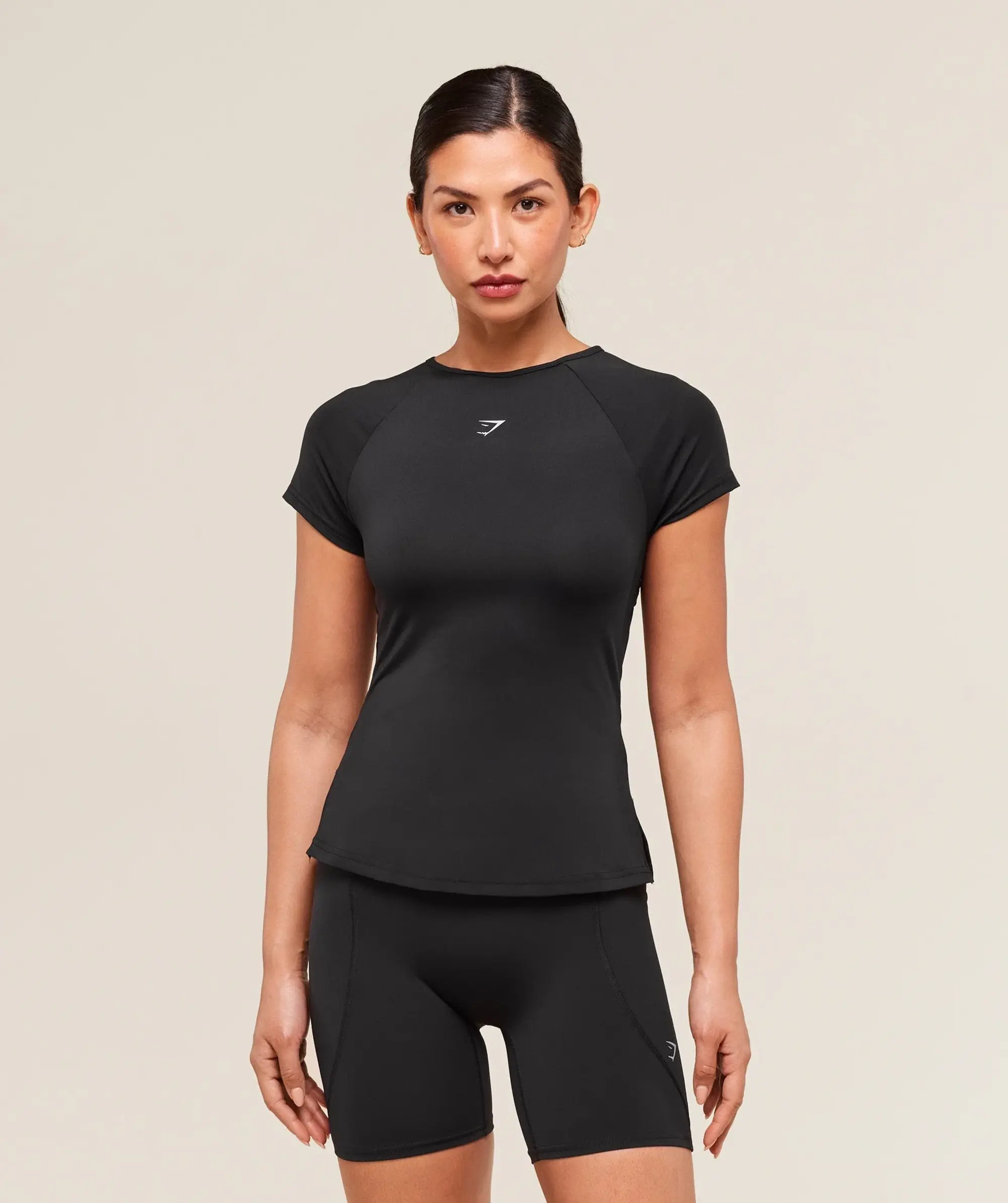 Marathon Running Back Vent T-Shirt - Black