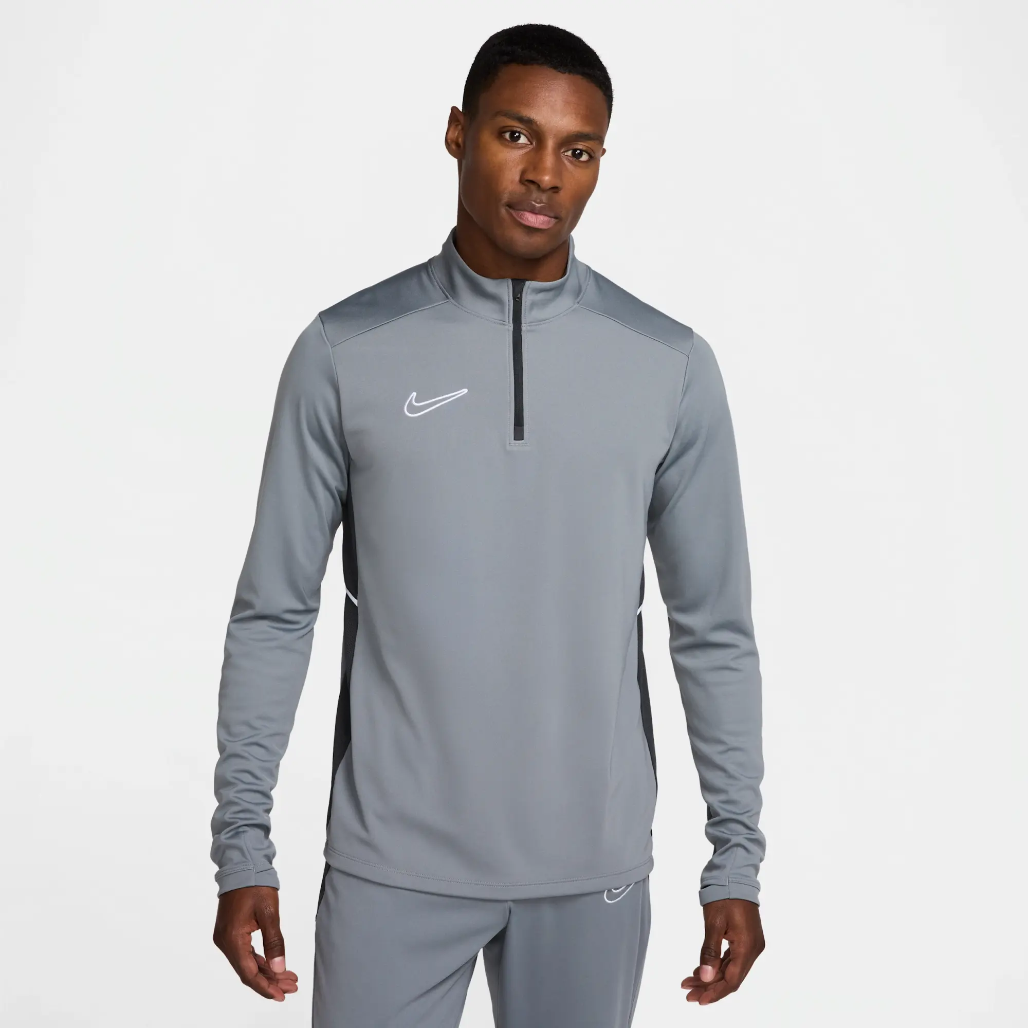 Nike Academy 1/4 Zip Top - Cool Grey - Mens