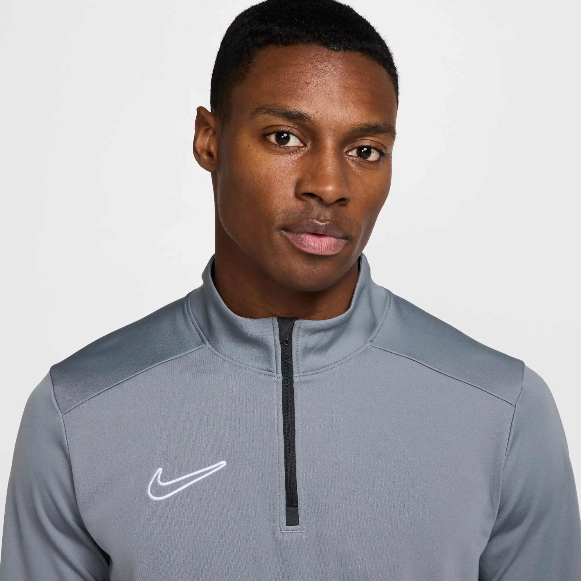 Nike Academy 1/4 Zip Top - Cool Grey - Mens
