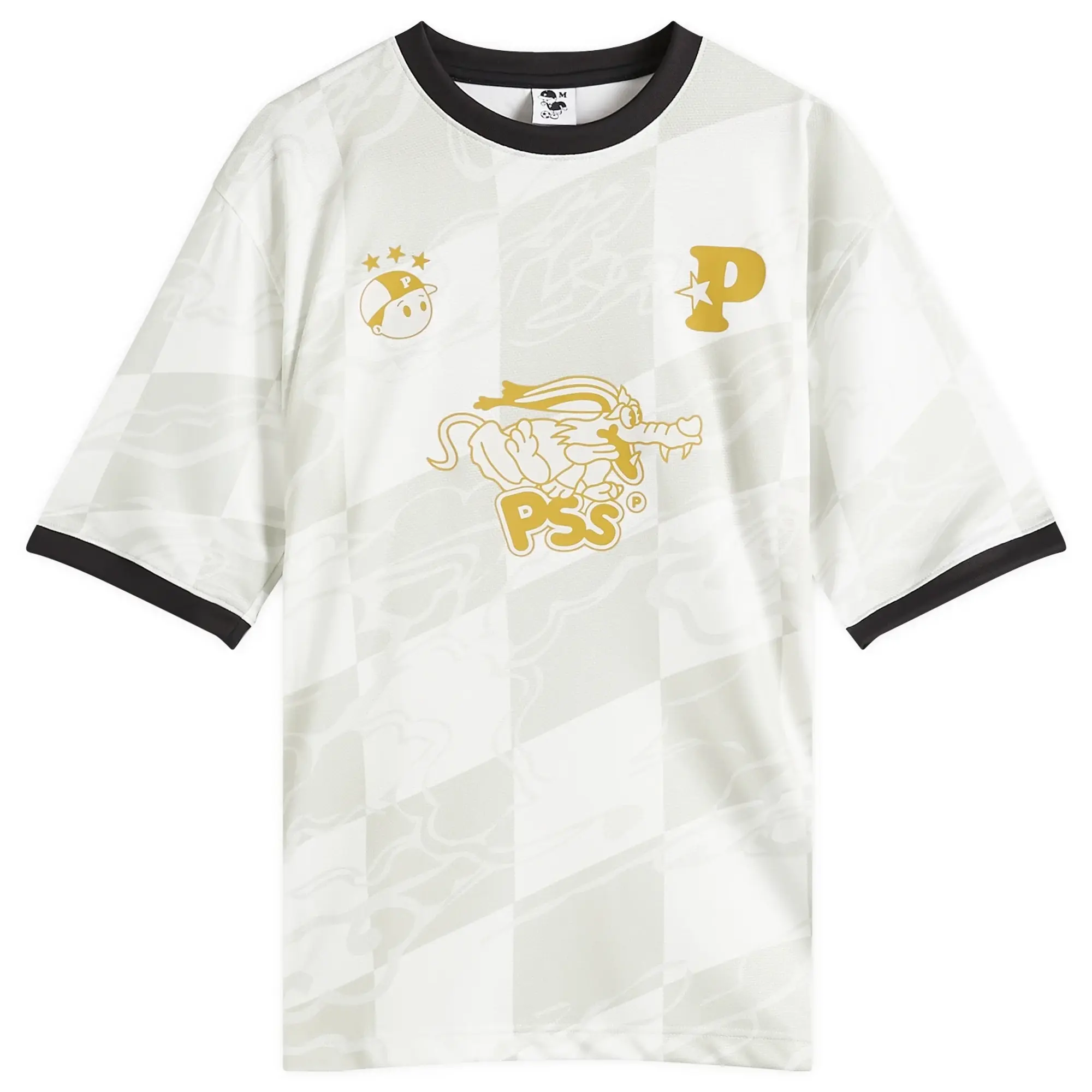 Pawa Speed Sports Men's Doggo Football Shirt Cream/Gold