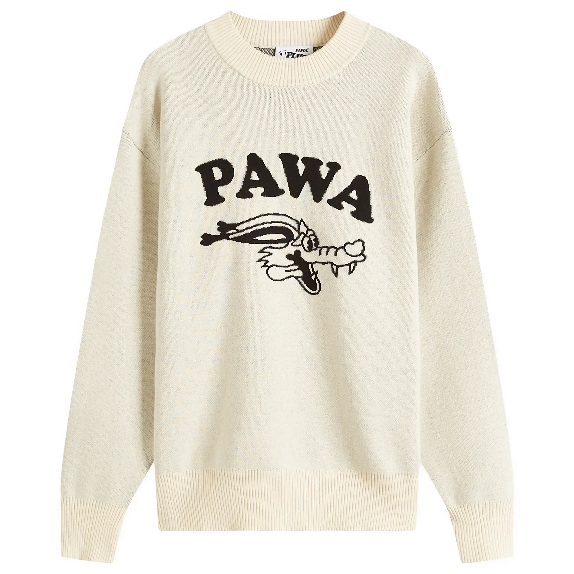 Pawa Speed Sports Men's Doggo Knit Sweater Cream