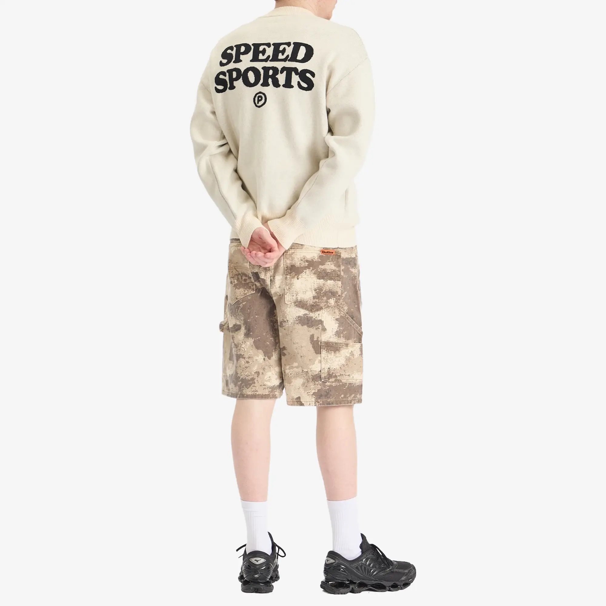 Pawa Speed Sports Men's Doggo Knit Sweater Cream