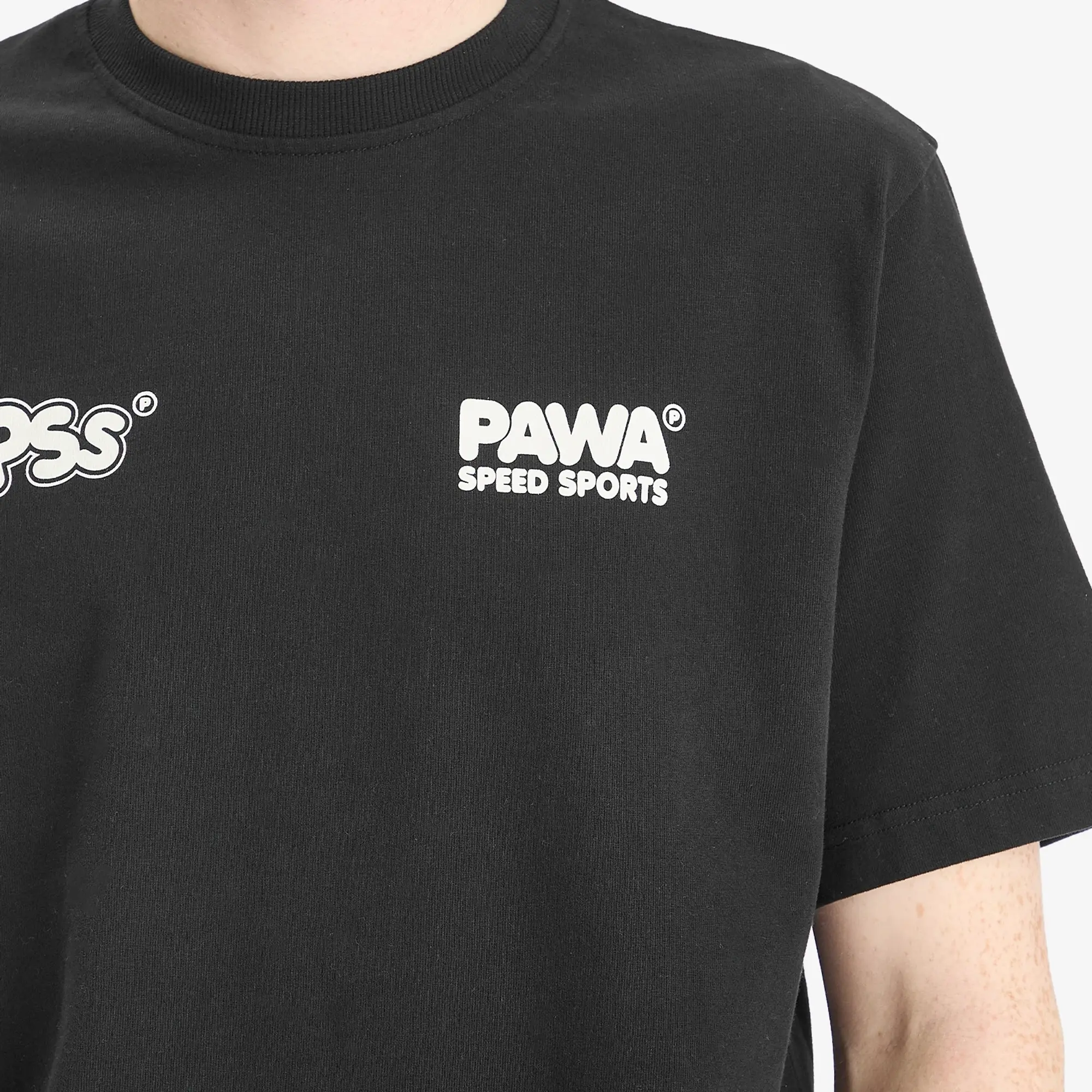 Pawa Speed Sports Men's Burnout T-Shirt Black