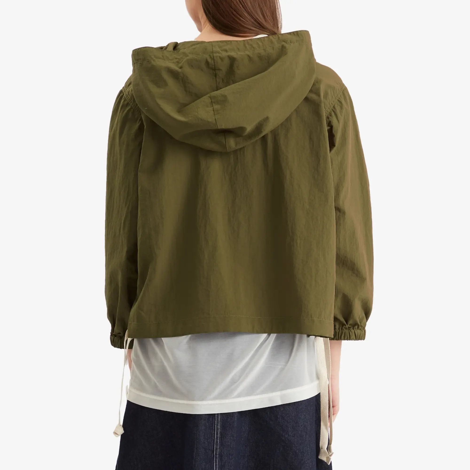 Beams Boy Women's Side String Anorak Olive