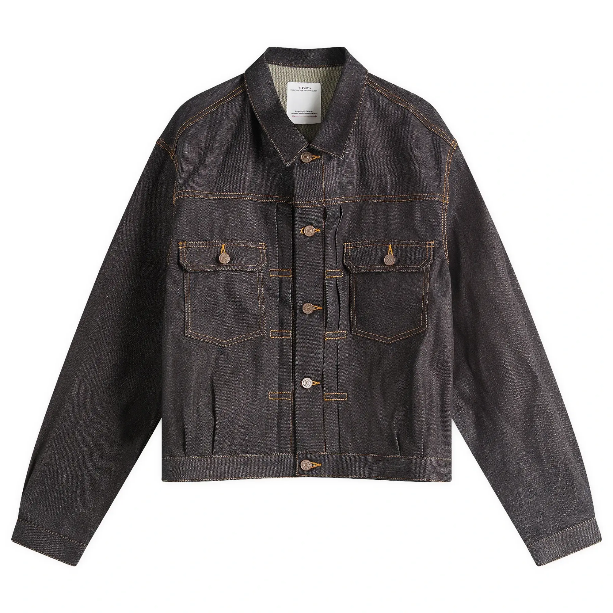 Visvim Men's SS 101X Unwashed Denim Jacket