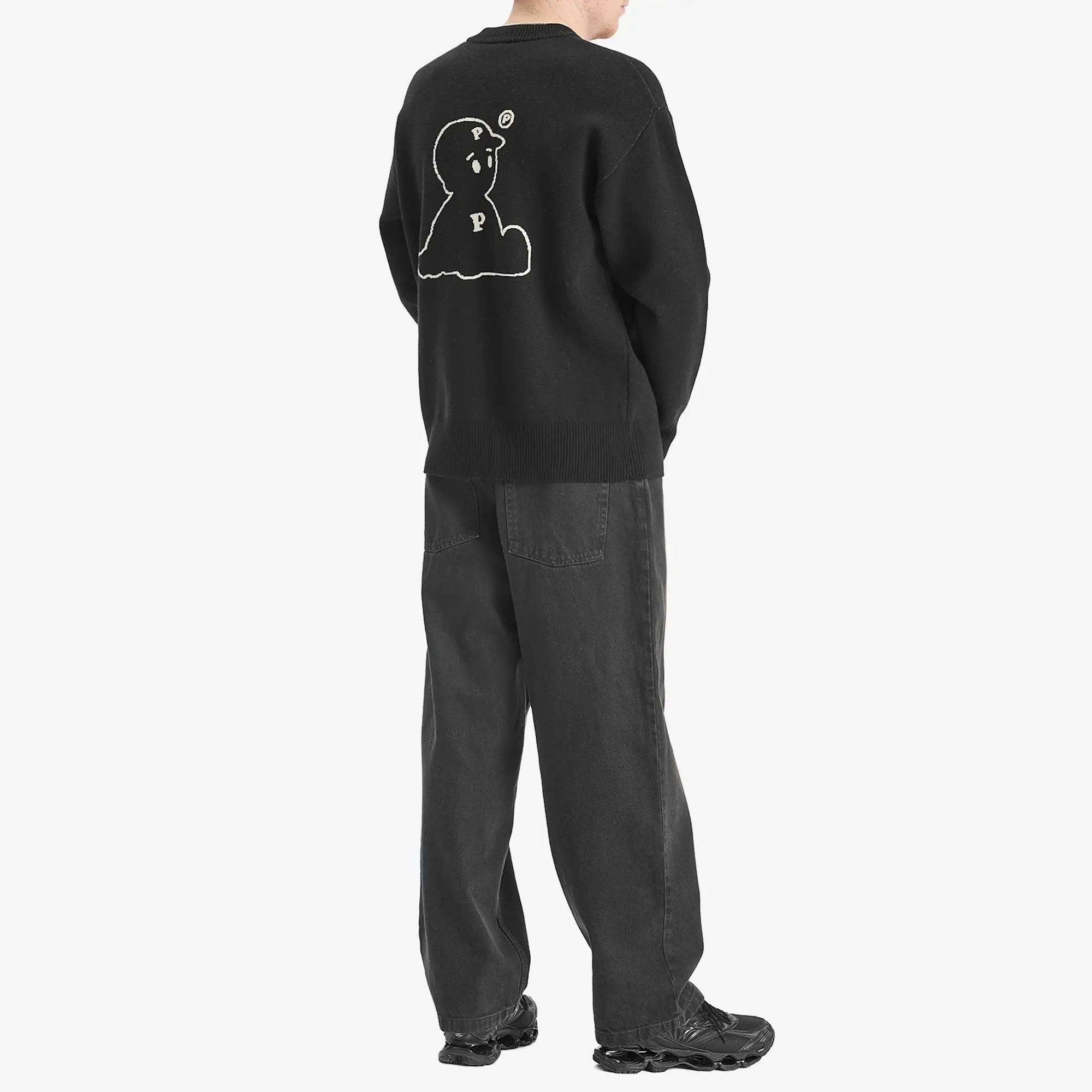Pawa Speed Sports Men's Og Boy Knit Sweater Black