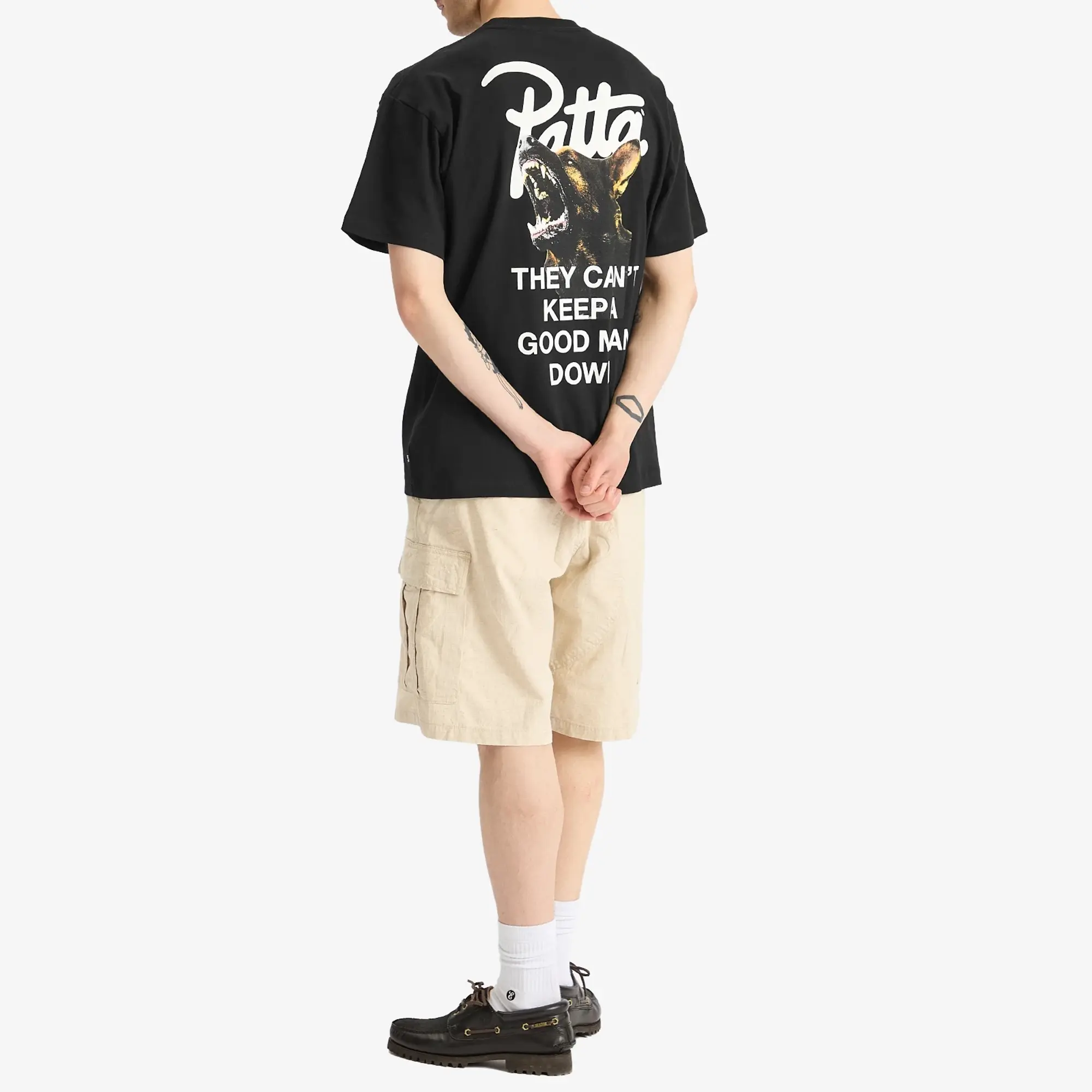 Patta Men's Bark T-Shirt Black