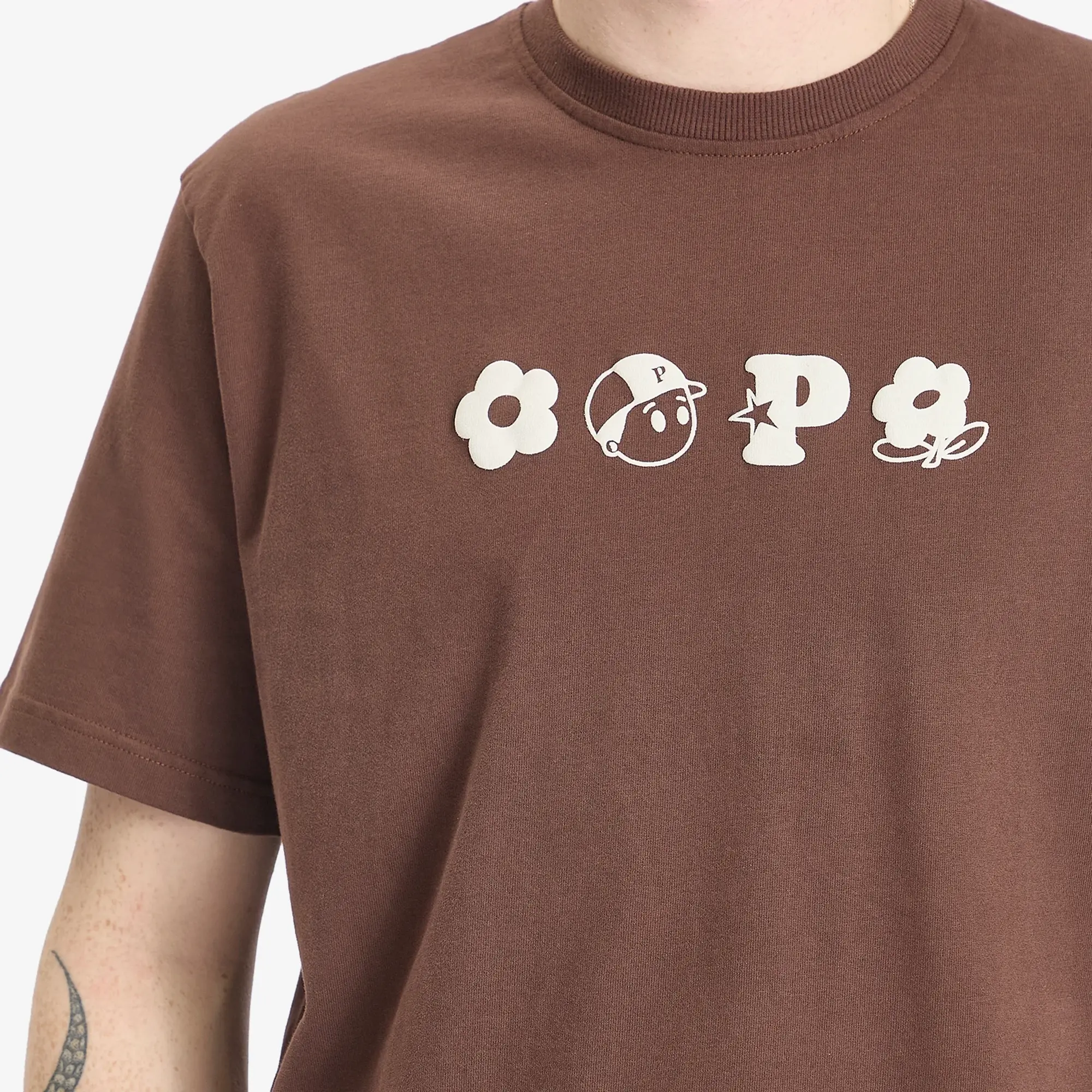 Pawa Speed Sports Men's Monogram T-Shirt Chocolate
