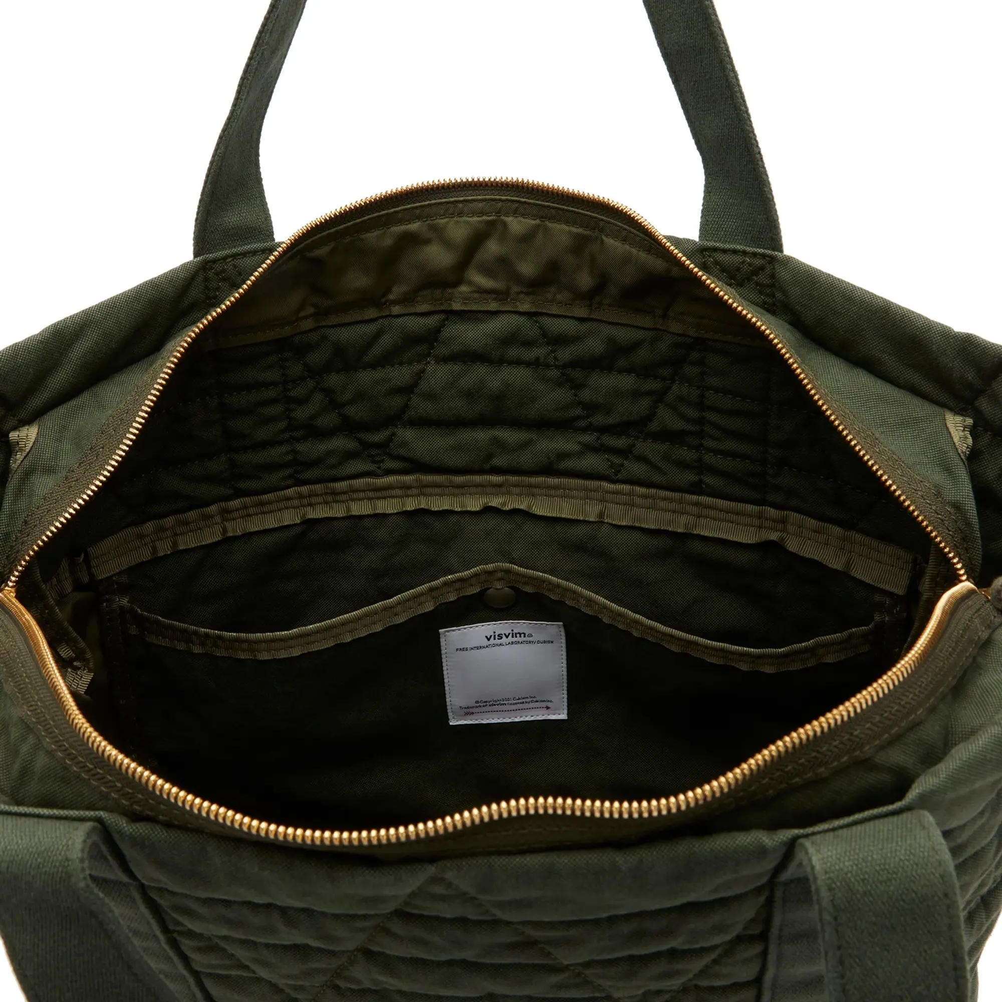 Visvim Men's Medium N.A.P Tote Bag Olive