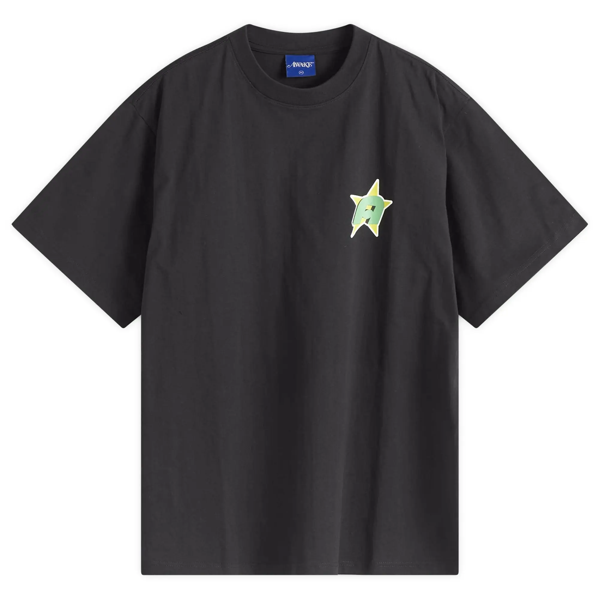 Awake NY Men's Star A Logo T-Shirt Black