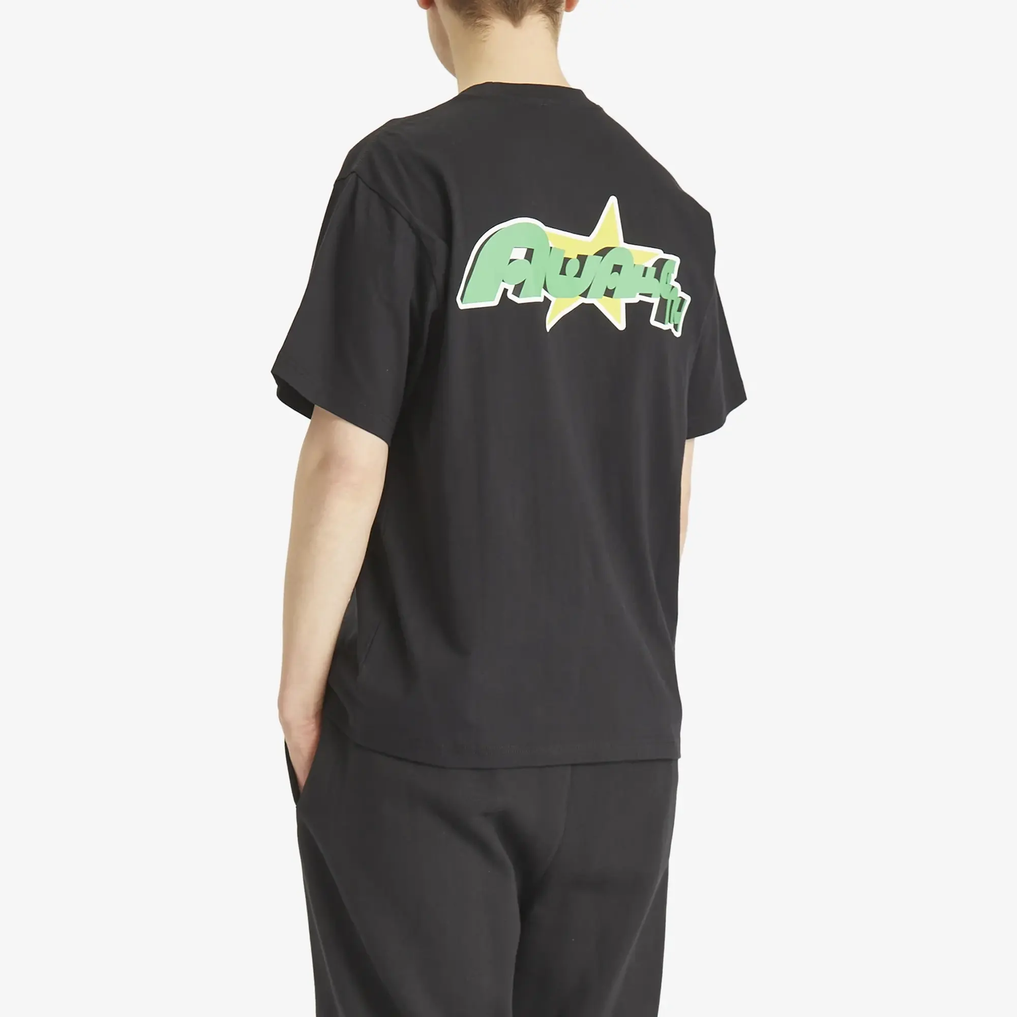 Awake NY Men's Star A Logo T-Shirt Black