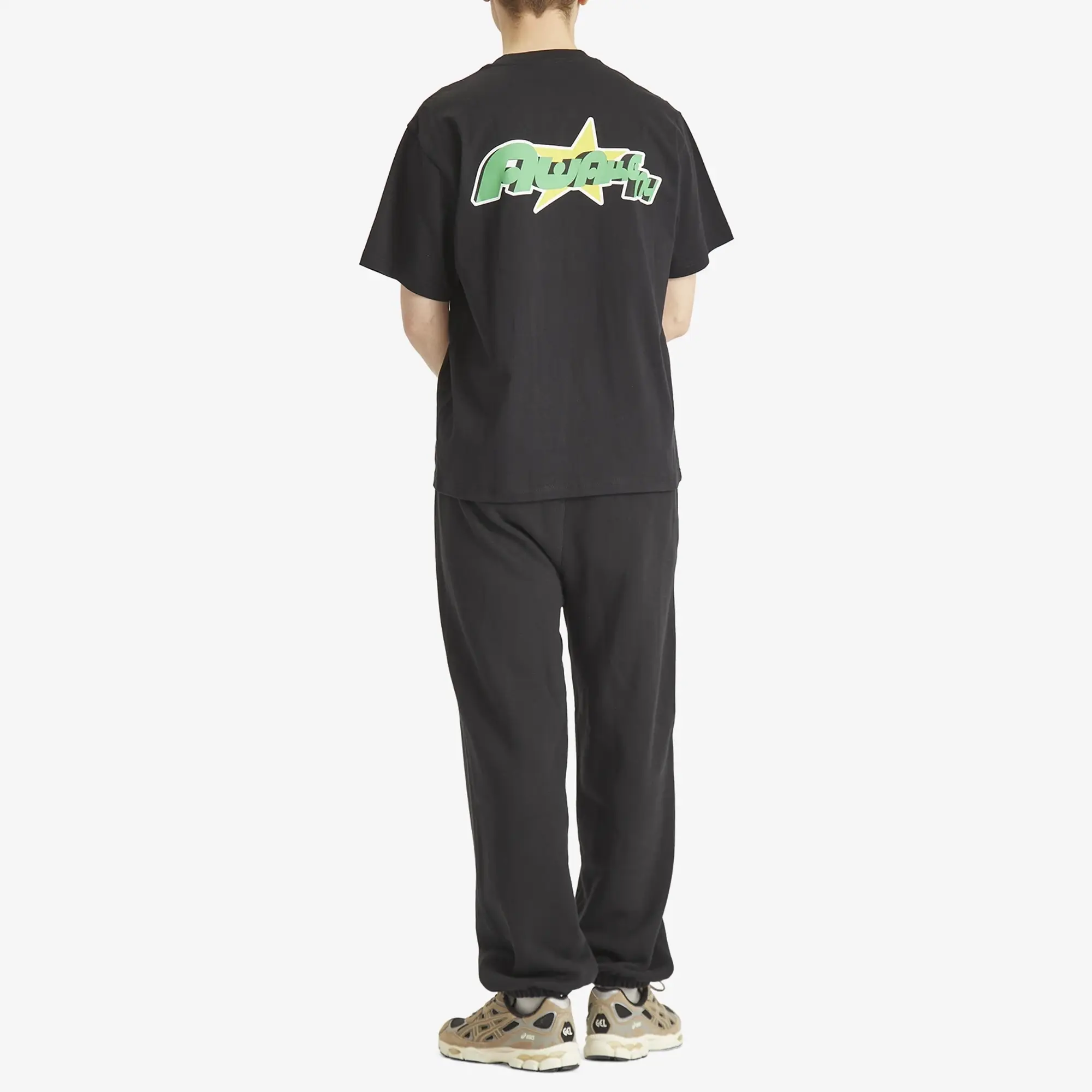 Awake NY Men's Star A Logo T-Shirt Black