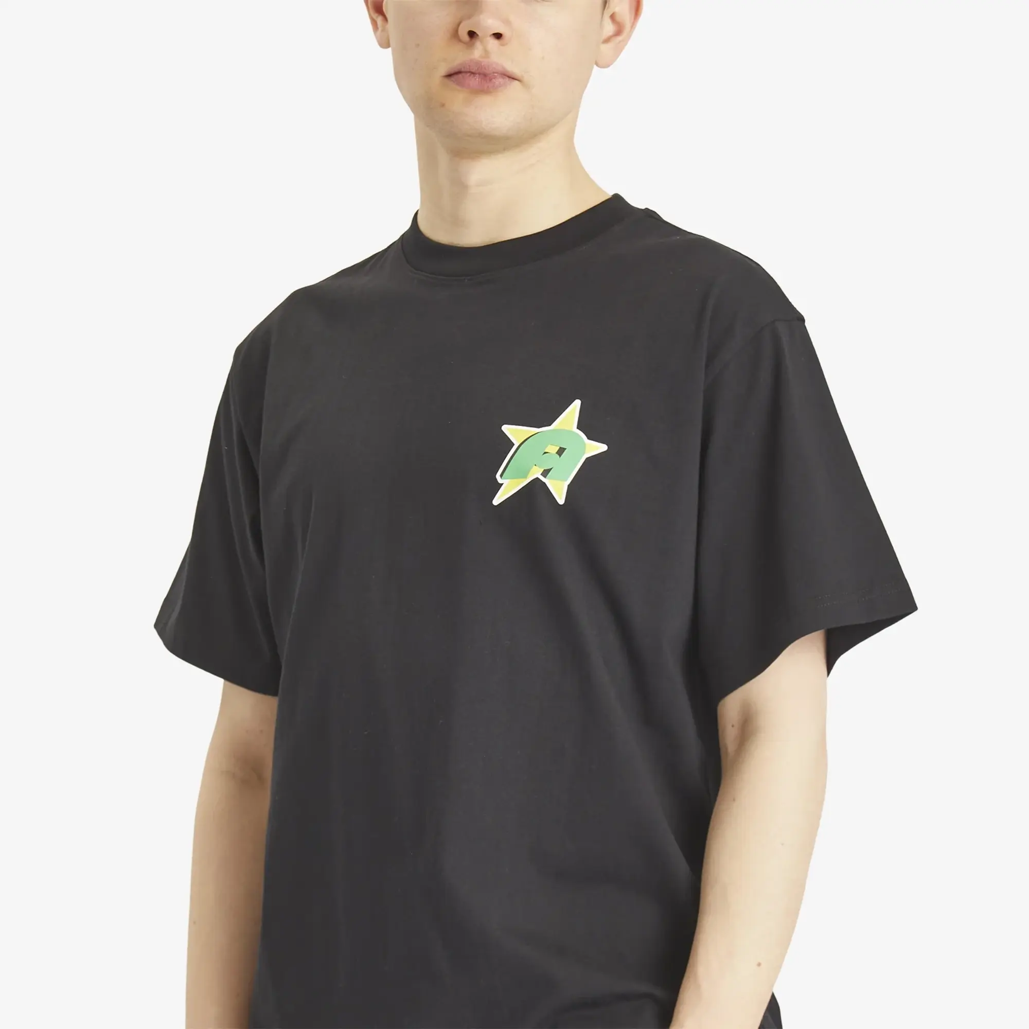Awake NY Men's Star A Logo T-Shirt Black