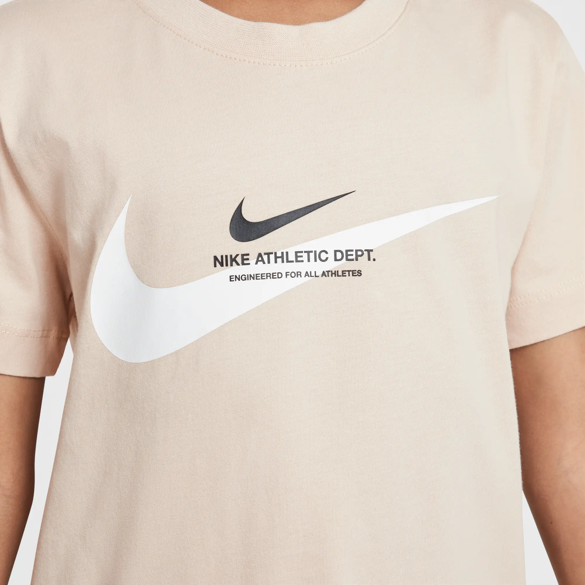 Nike Sportswear Older Kids' (Boys') T-Shirt - Brown - Fleece
