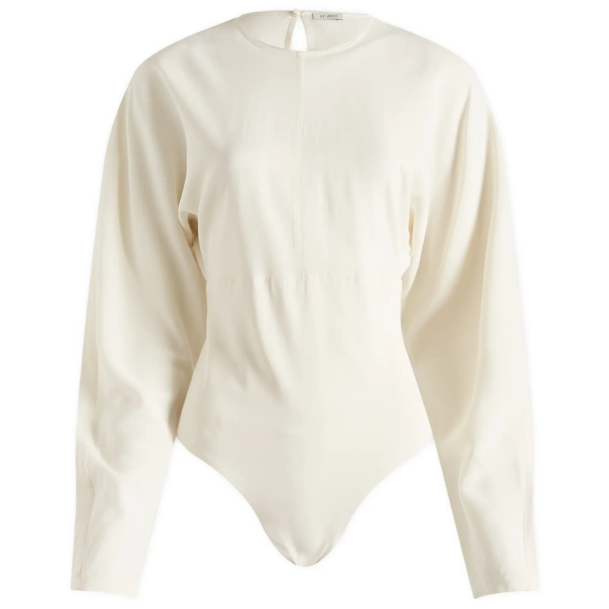 ST. Agni Women's Dolman Sleeve Bodysuit Off White