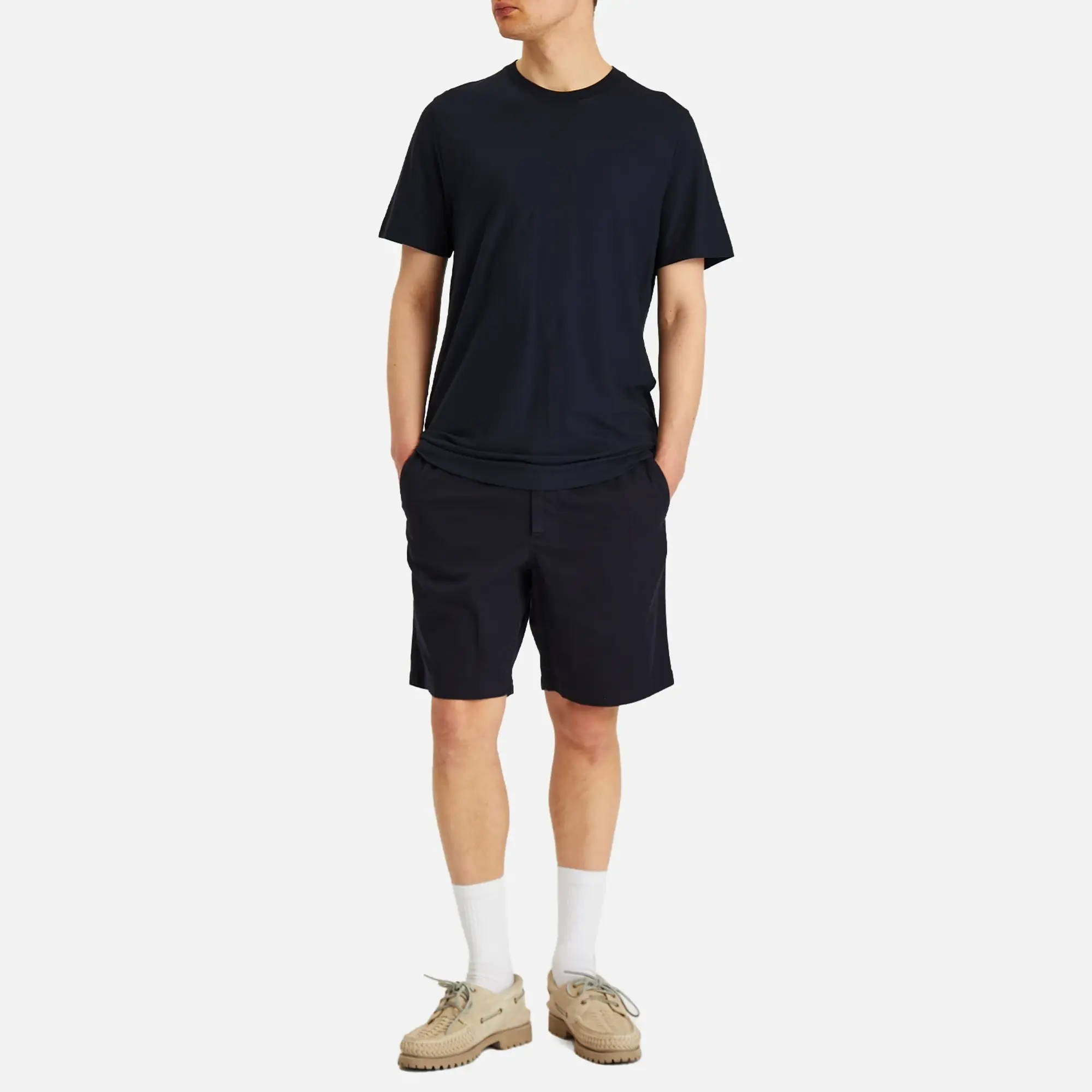 Norse Projects Men's Ezra Relaxed Twill Shorts Dark Navy