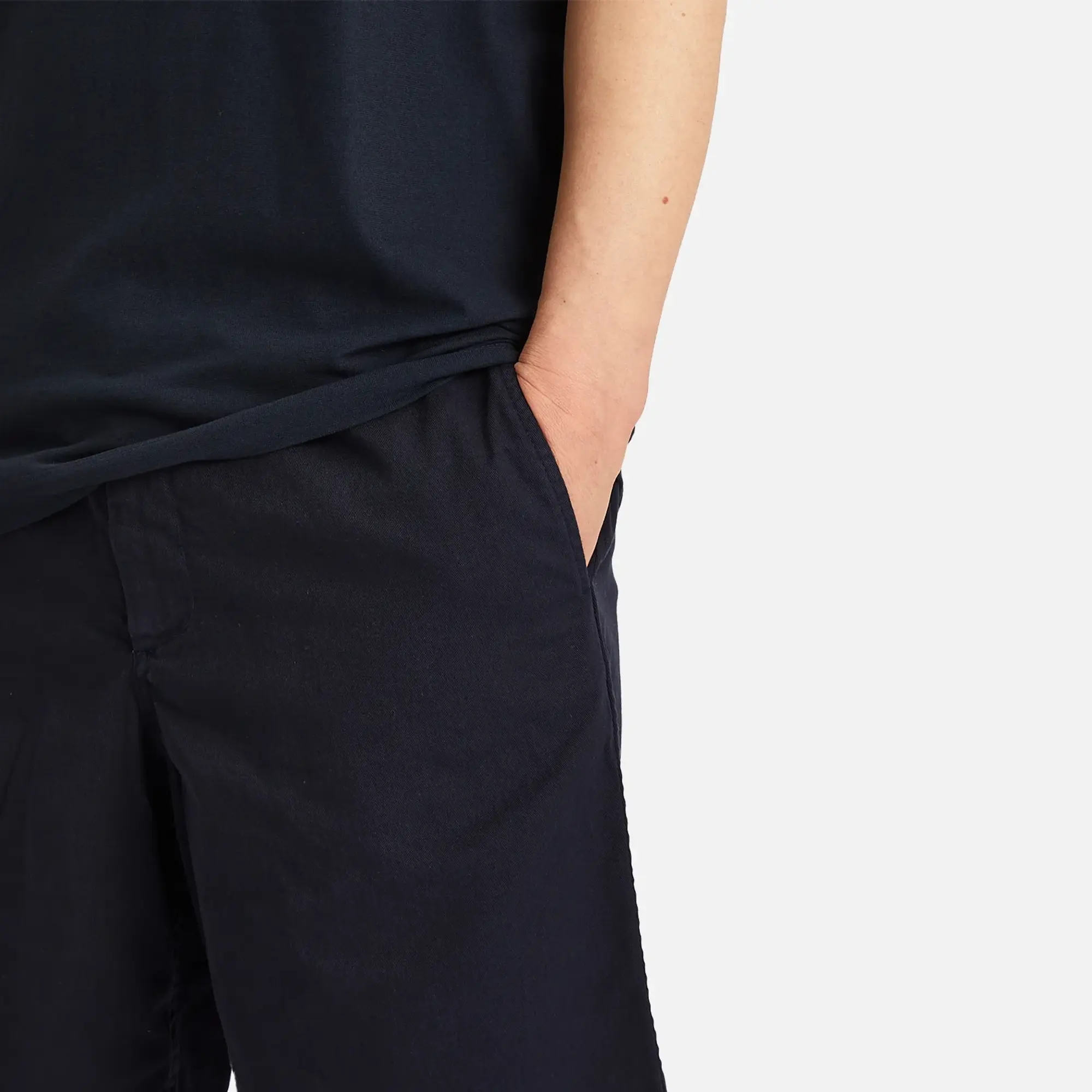 Norse Projects Men's Ezra Relaxed Twill Shorts Dark Navy