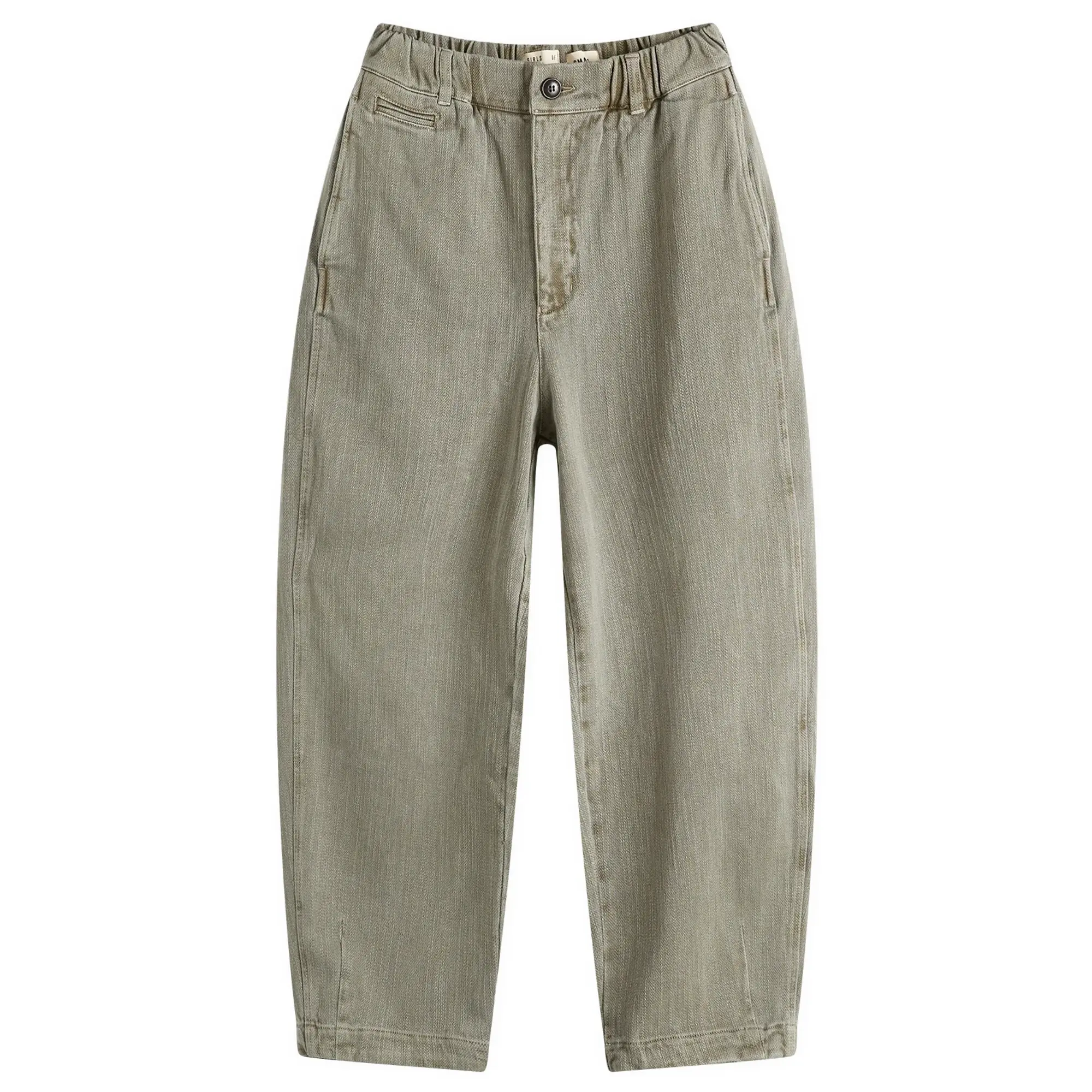Girls of Dust Women's Pasha Denim Pants Dark Olive