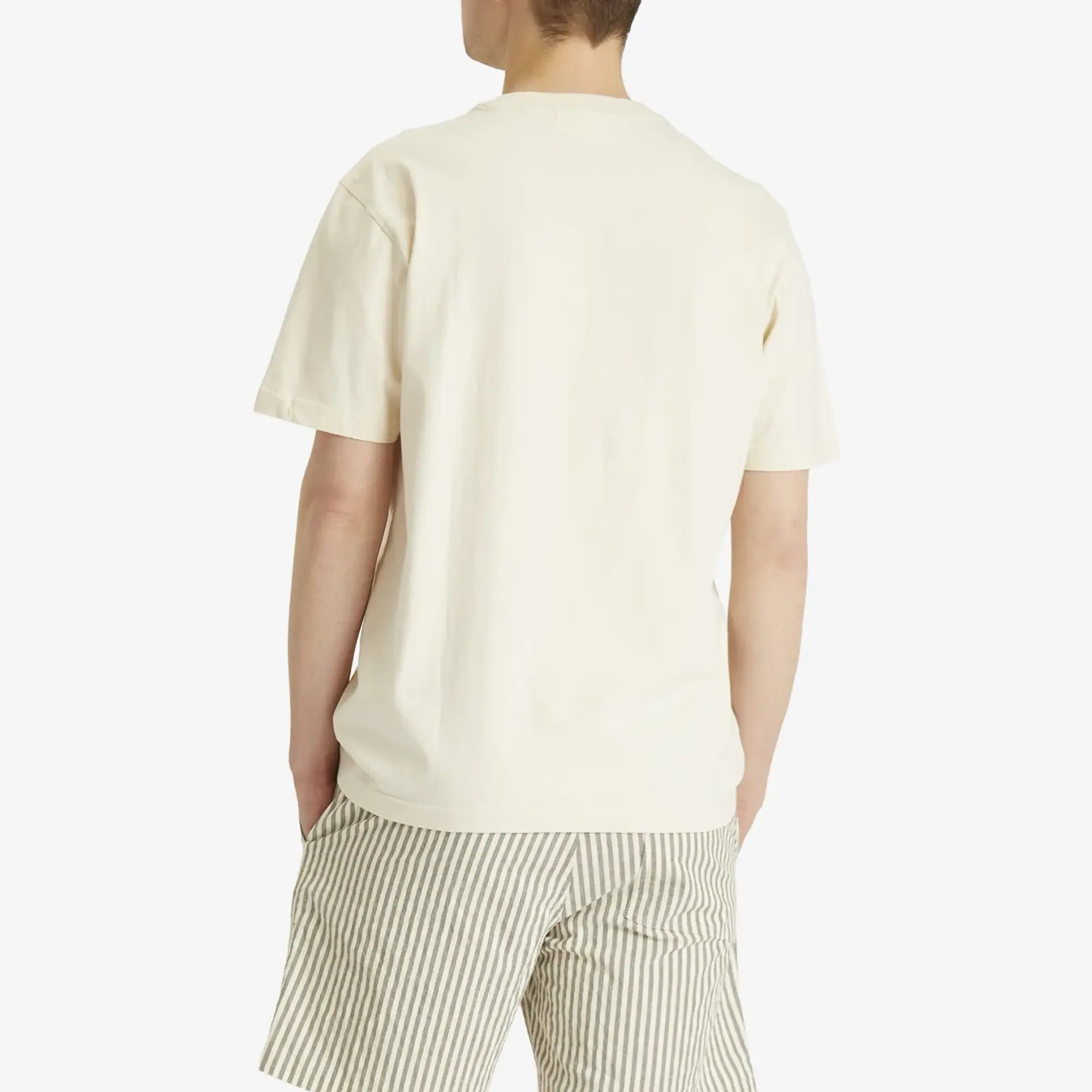 Asics NN07 Men's Adam Cross Stitch Motif T-Shirt Ivory