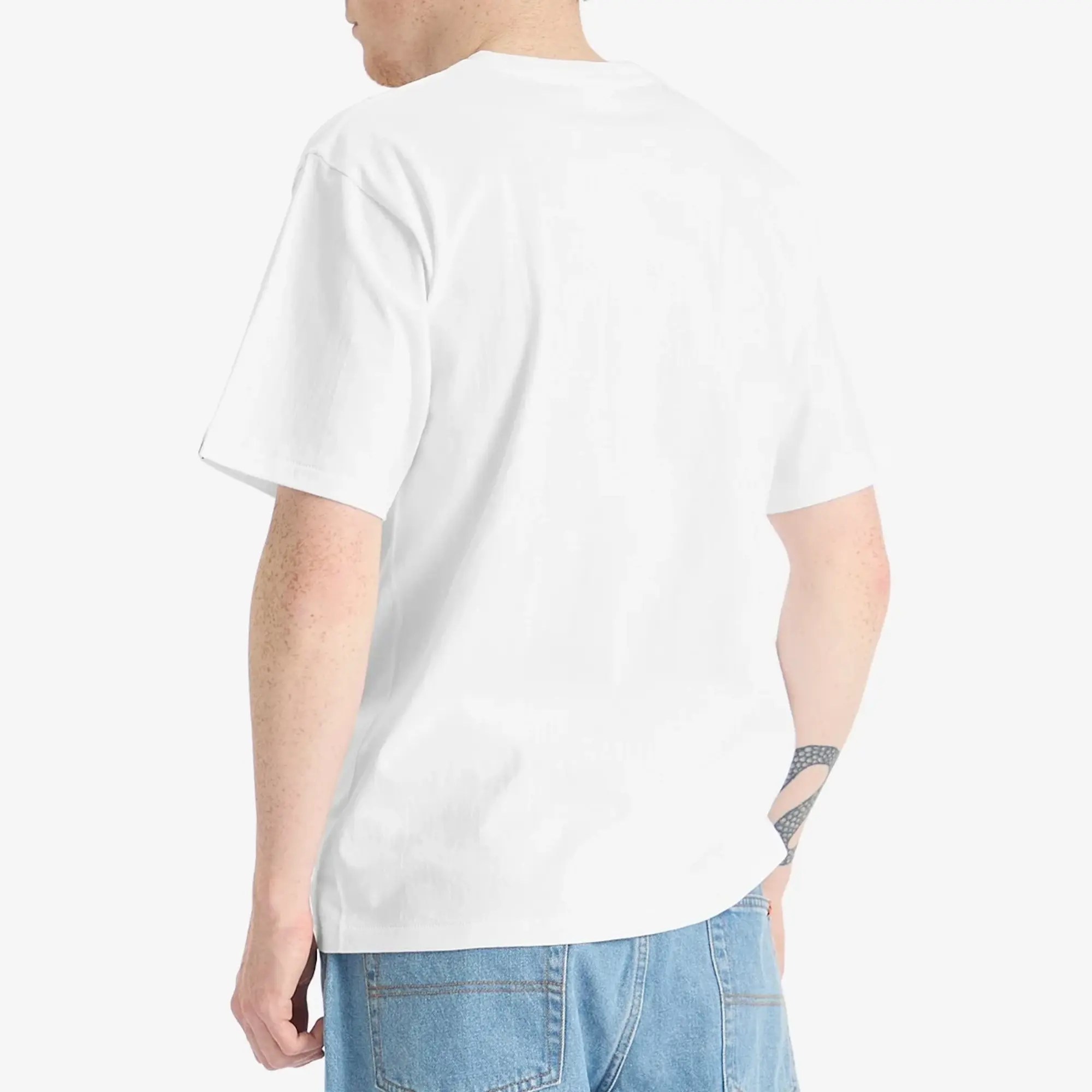 A Bathing Ape Men's Giant 1St Camo Big Babyilo Tee White X Yellow
