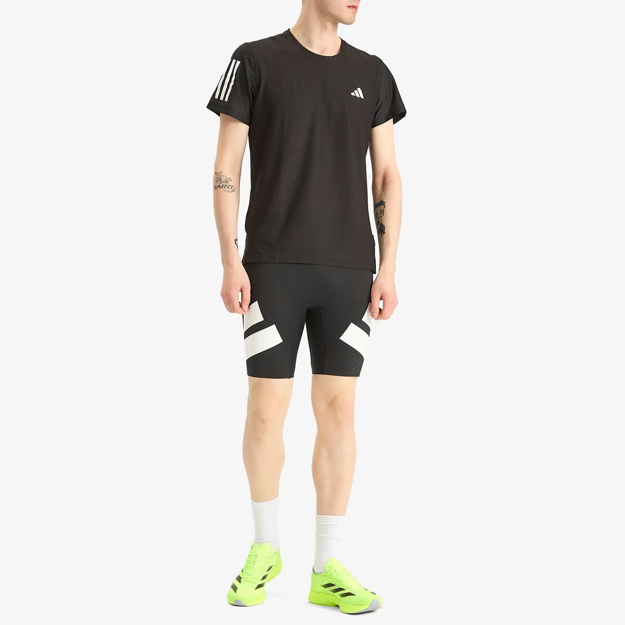 Adidas Men's Adizero Road To Records Short Leggings Black