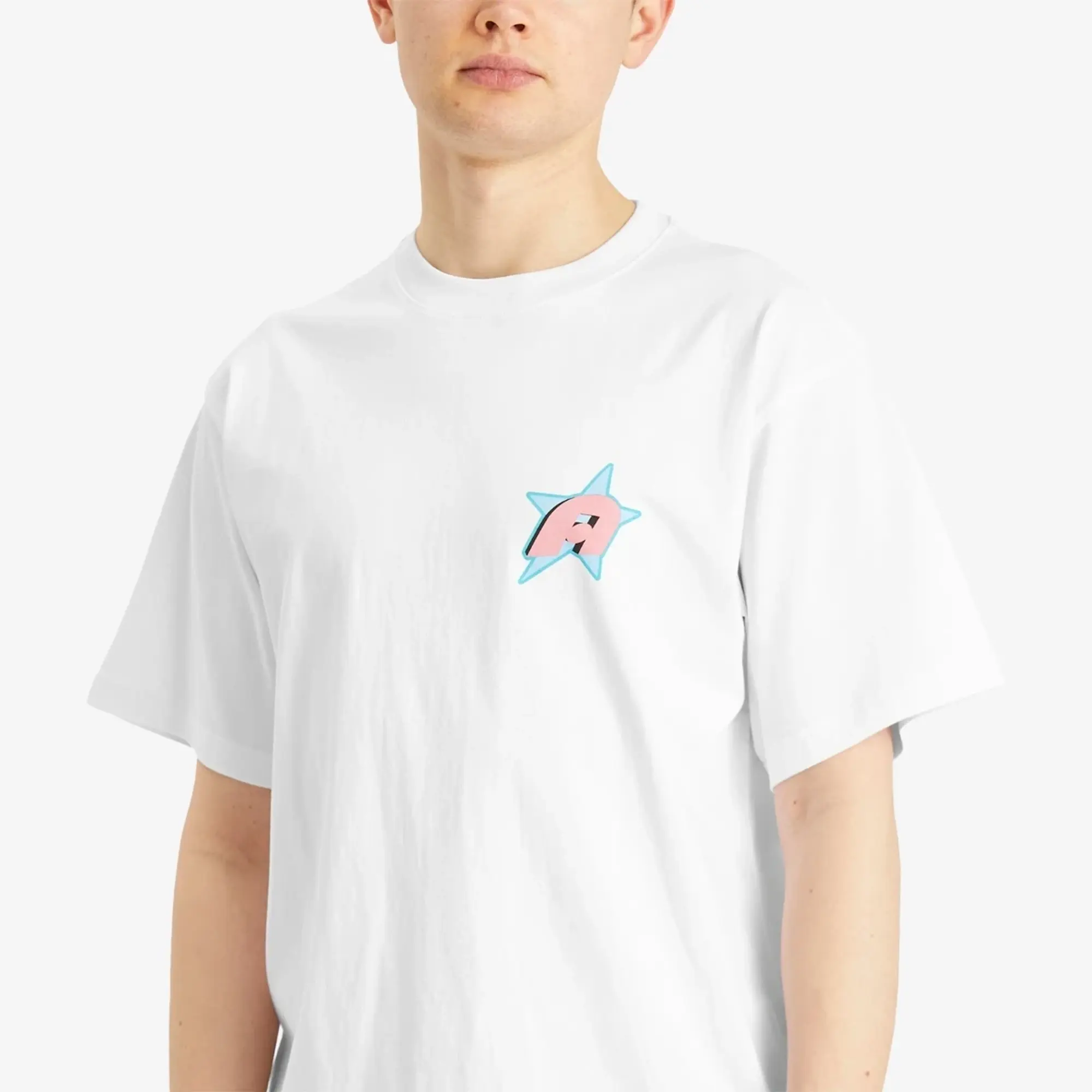 Awake NY Men's Star A Logo T-Shirt White
