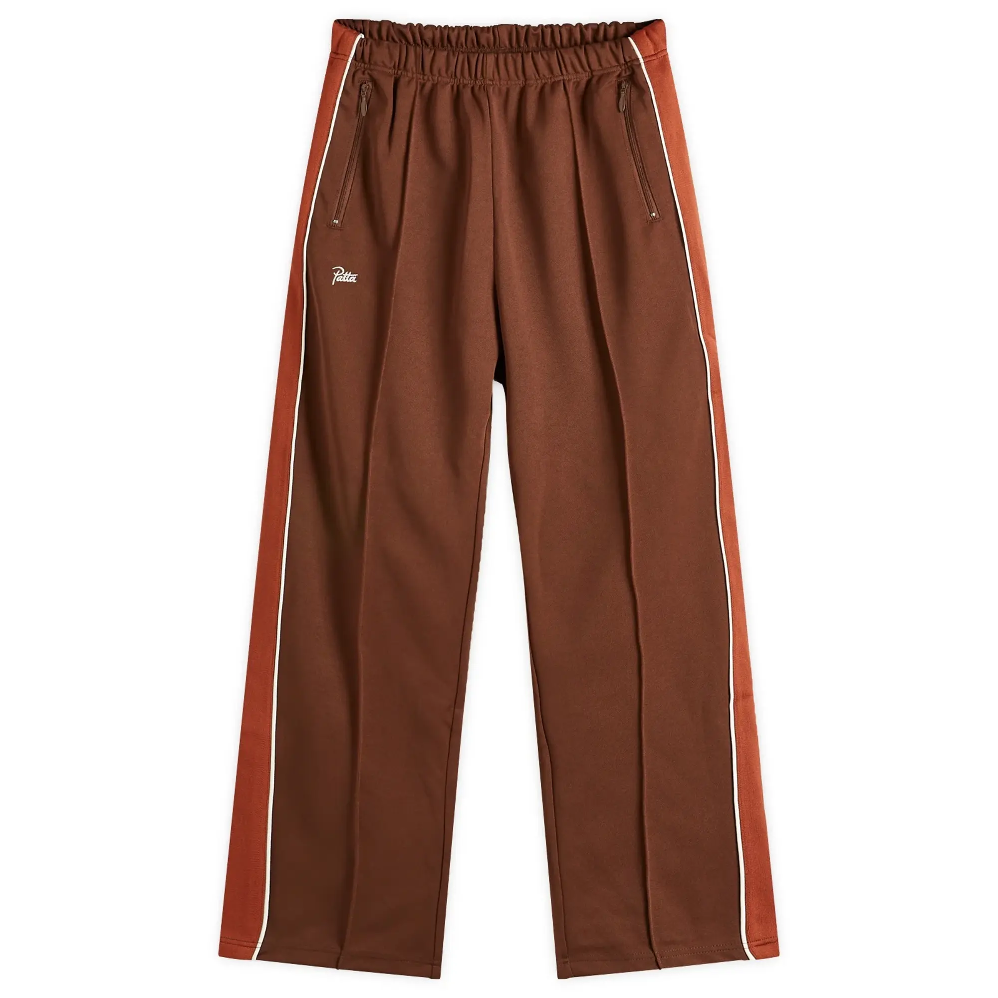 Patta Straight Track Pant - Brown