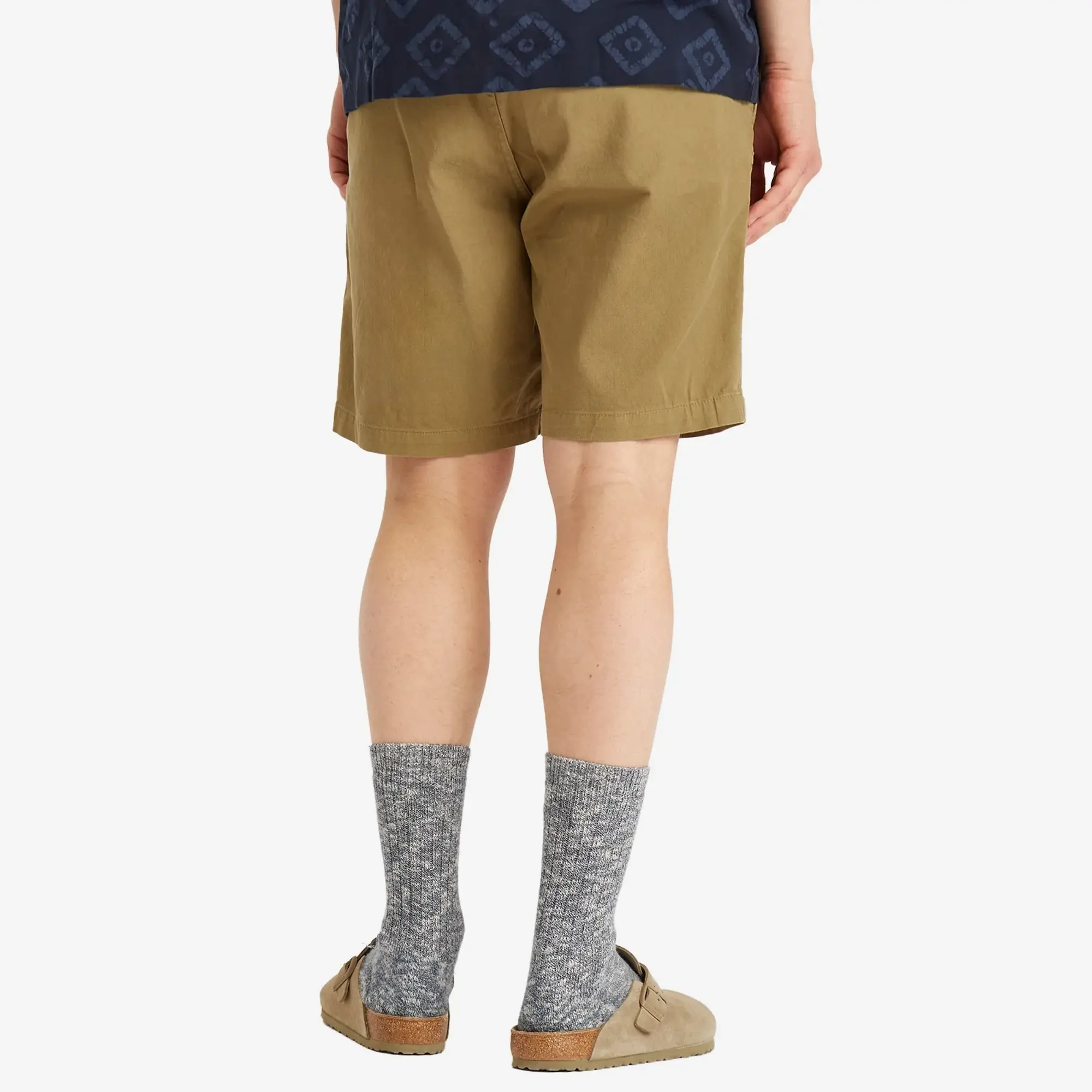 Norse Projects Men's Ezra Relaxed Twill Shorts Moss Green