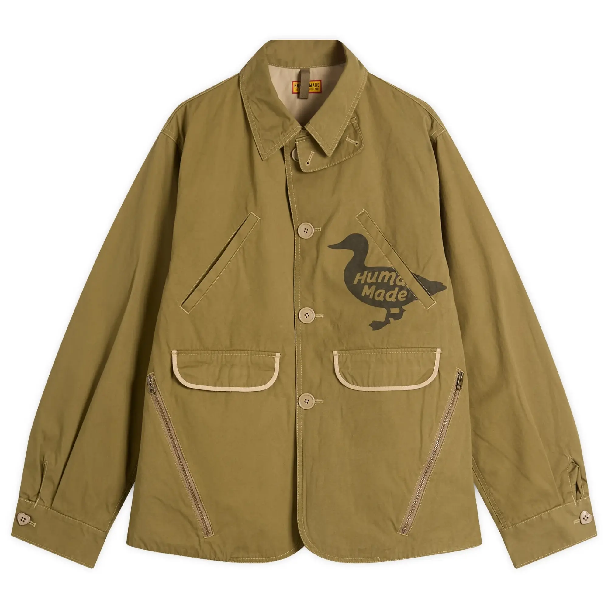 Human Made Men's Hunting Jacket Olive