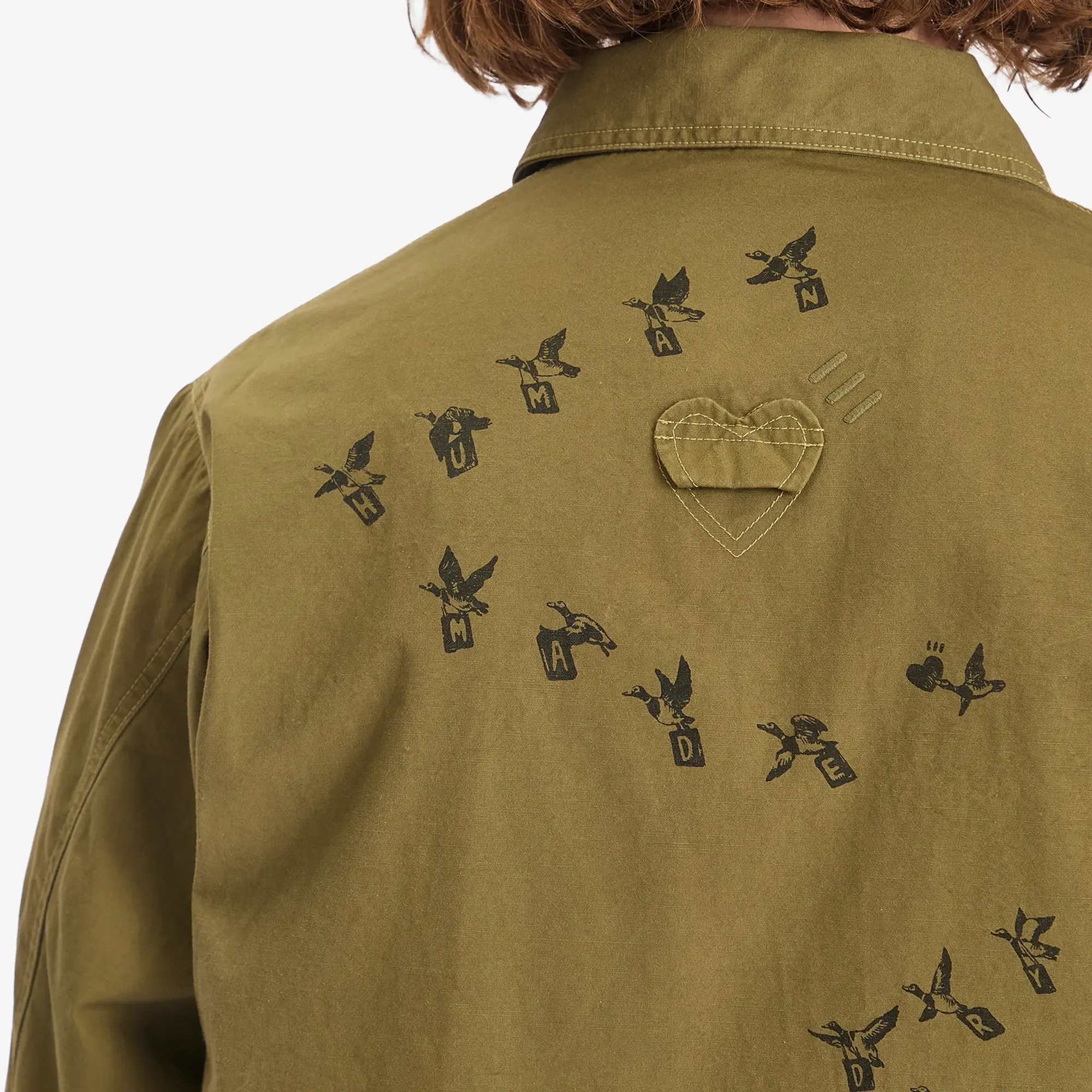Human Made Men's Hunting Jacket Olive