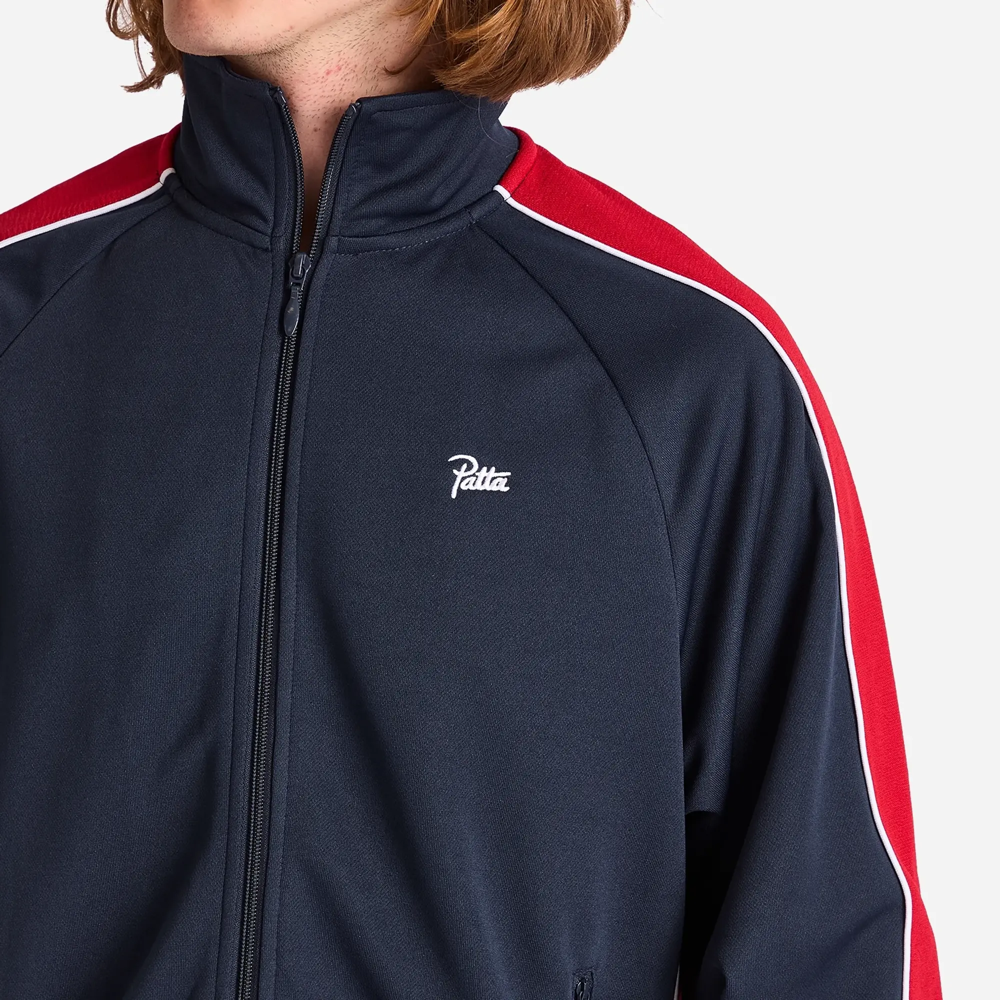 Jacket Patta Tricot Track Jacket Unisex Black Iris Xs
