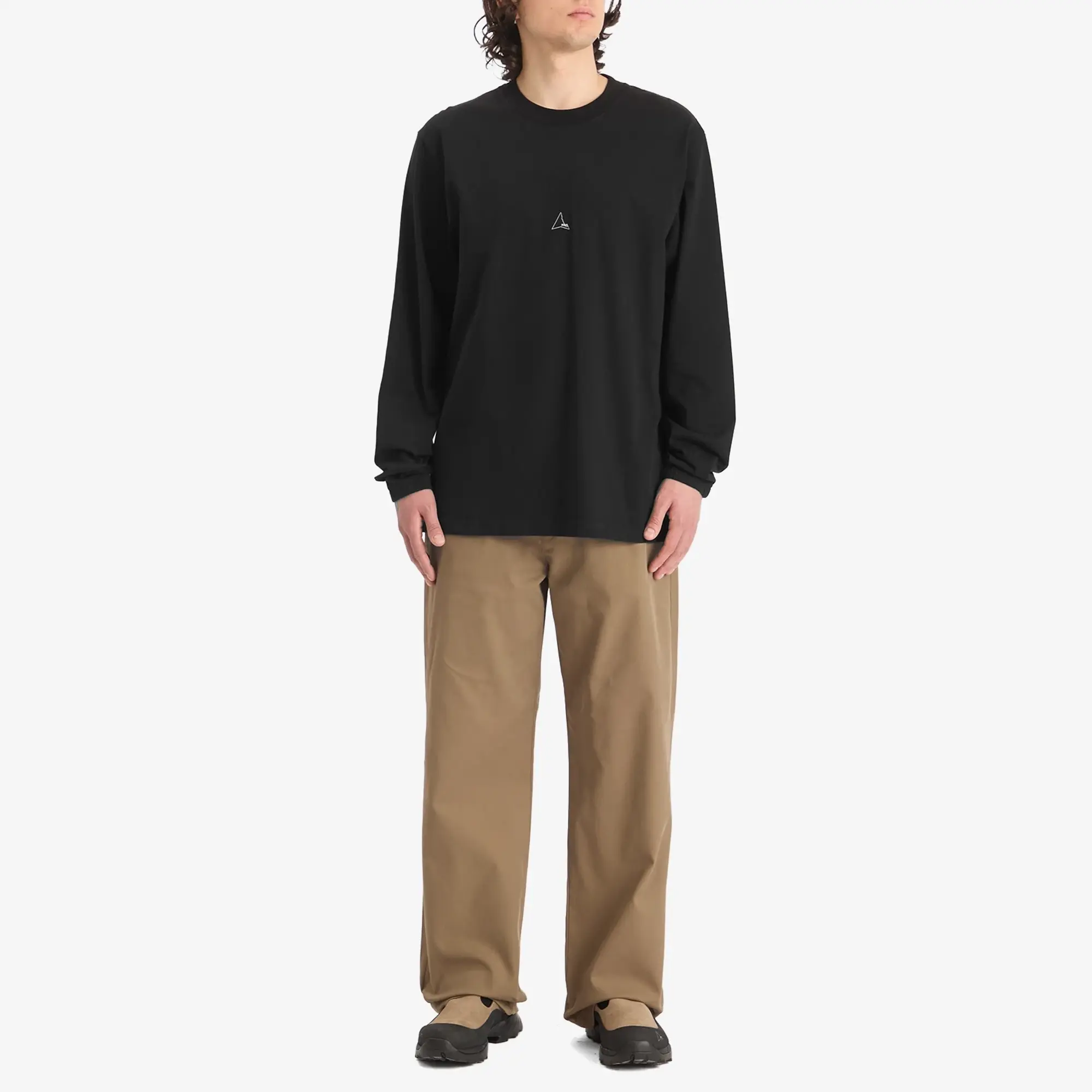 ROA Men's Logo Long Sleeve T-Shirt Black