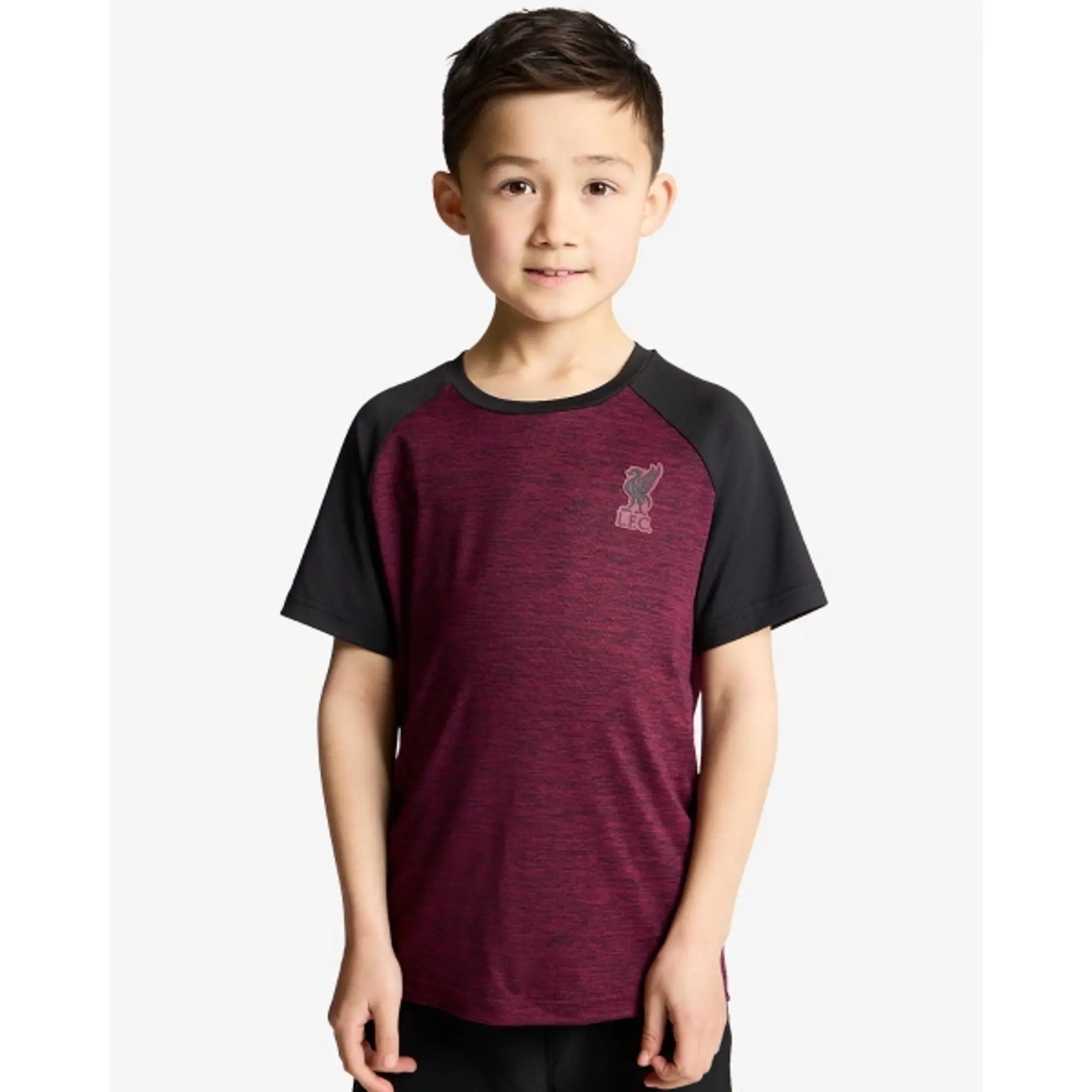 Liverpool FC LFC Juniors Marl Tee Red & Black
