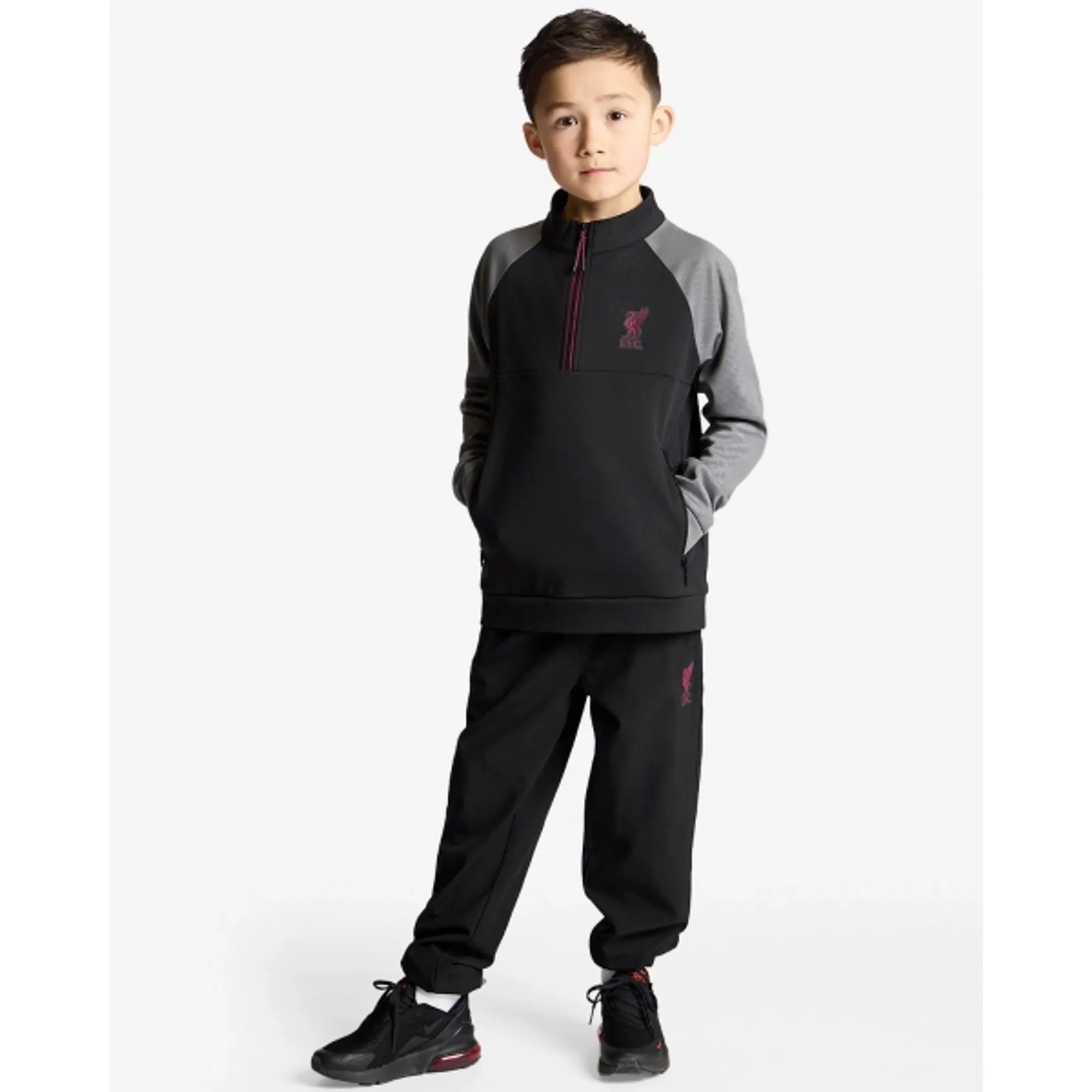 Liverpool FC LFC Juniors Tracksuit Black