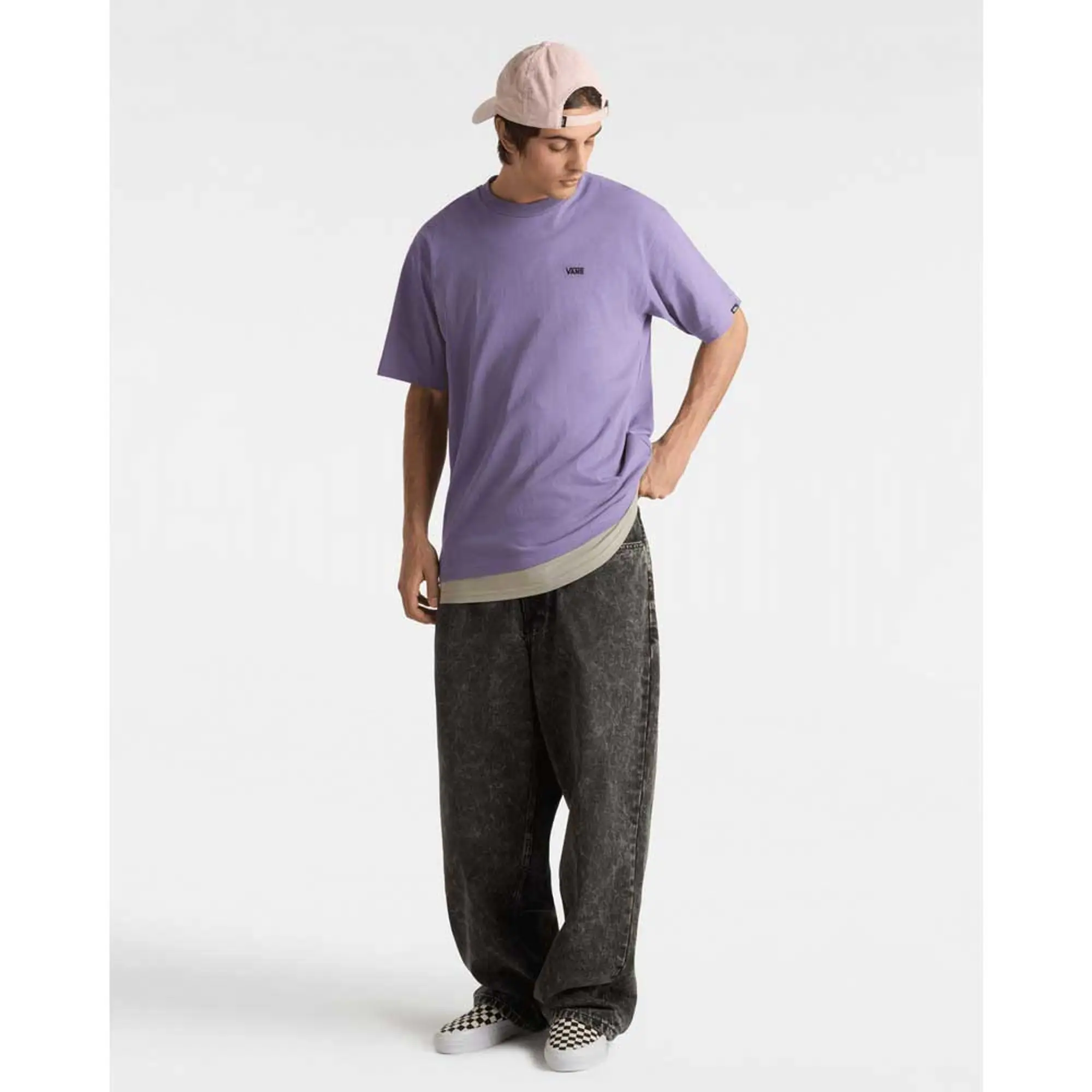 Vans - Left Chest Logo Ii T-Shirt, Man, Purple