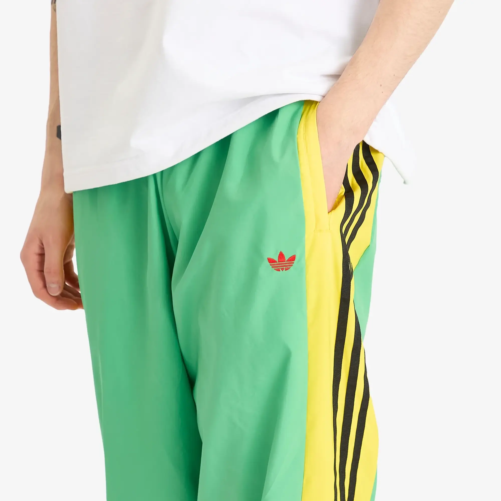 Adidas Men's Originals Warm-Up Track Pant Energy Green