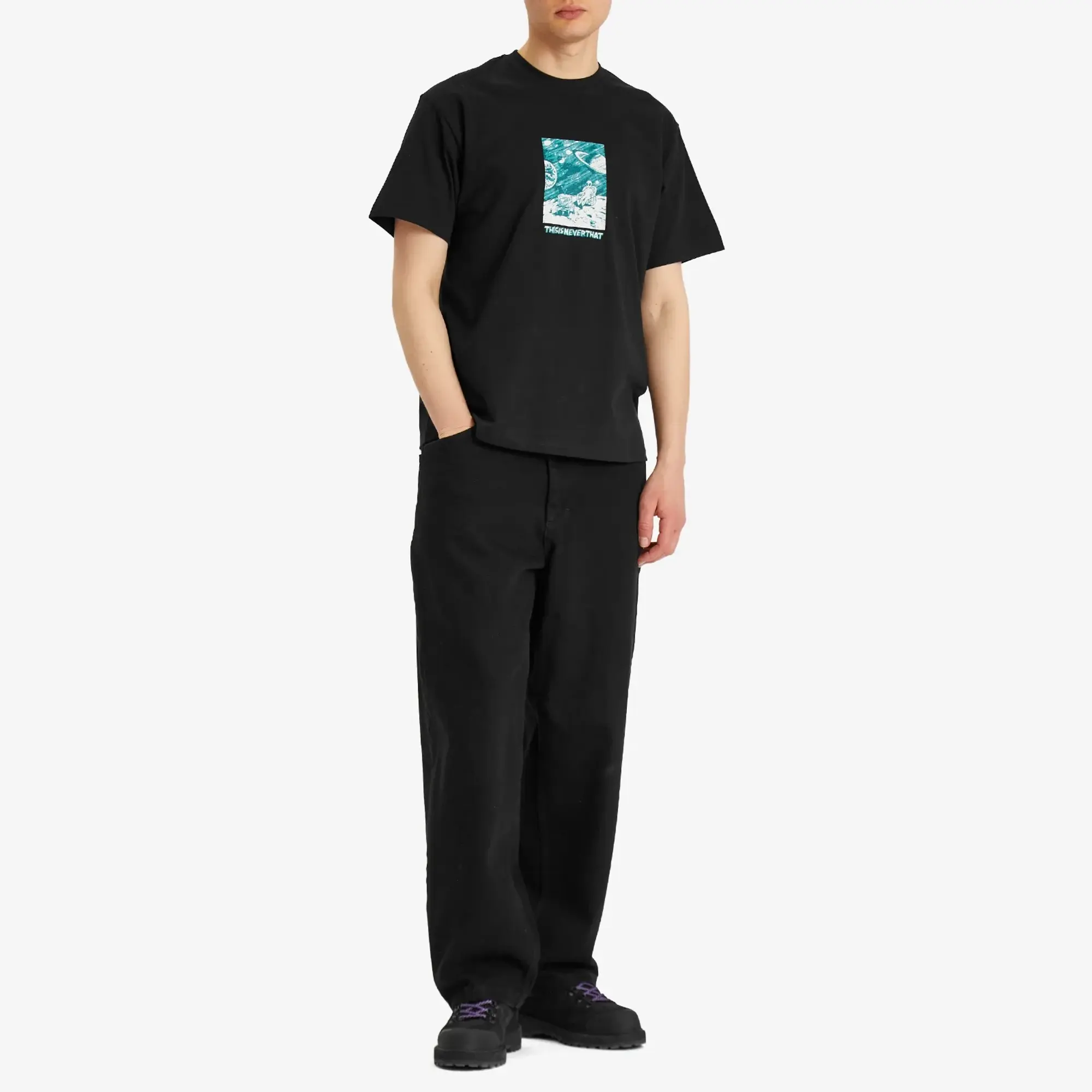 thisisneverthat Men's Outer Space T-Shirt Black
