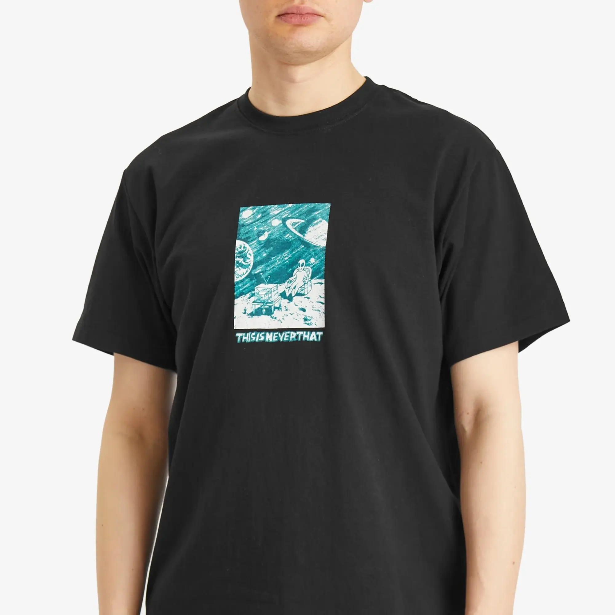 thisisneverthat Men's Outer Space T-Shirt Black