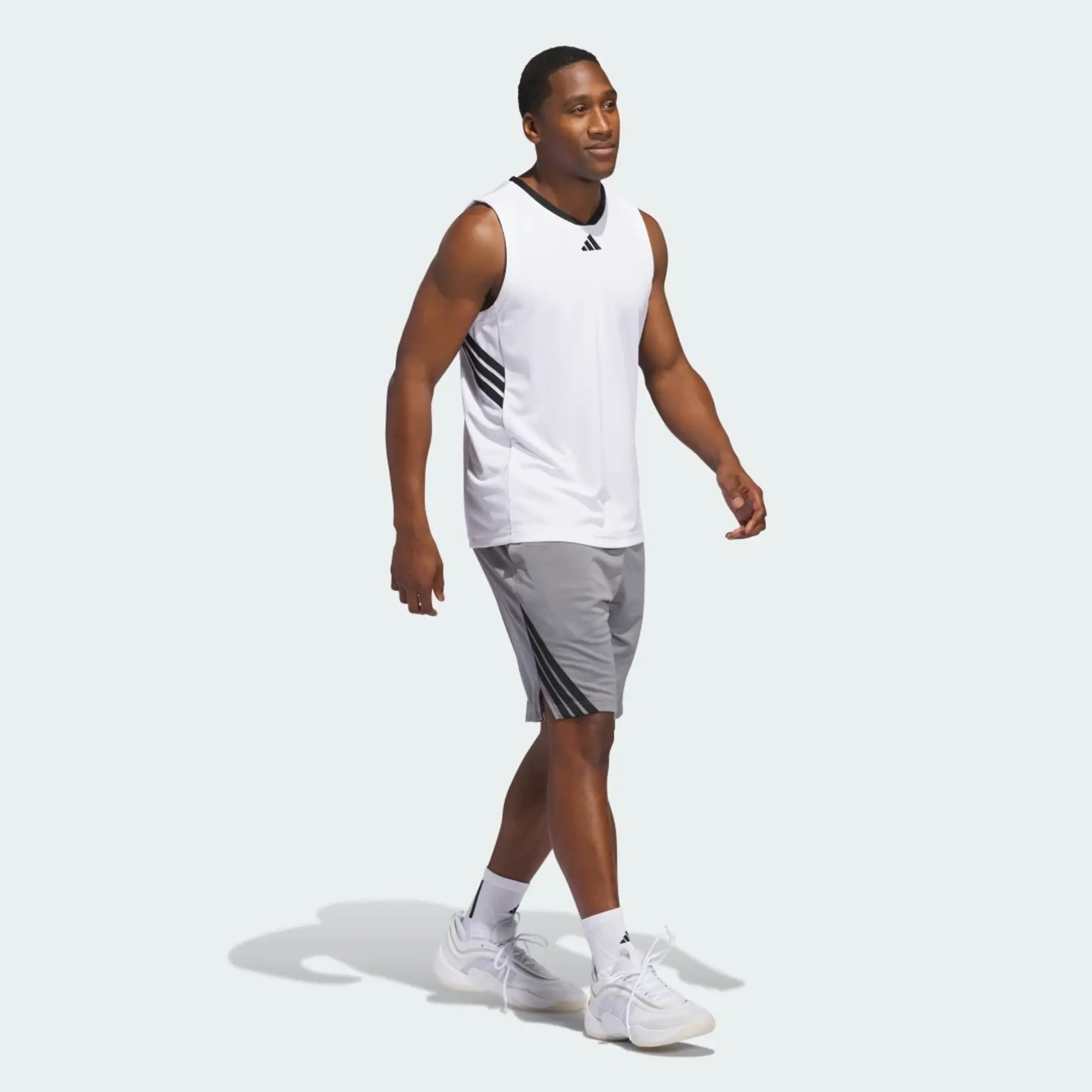 adidas Legends 3-Stripes Basketball Shorts