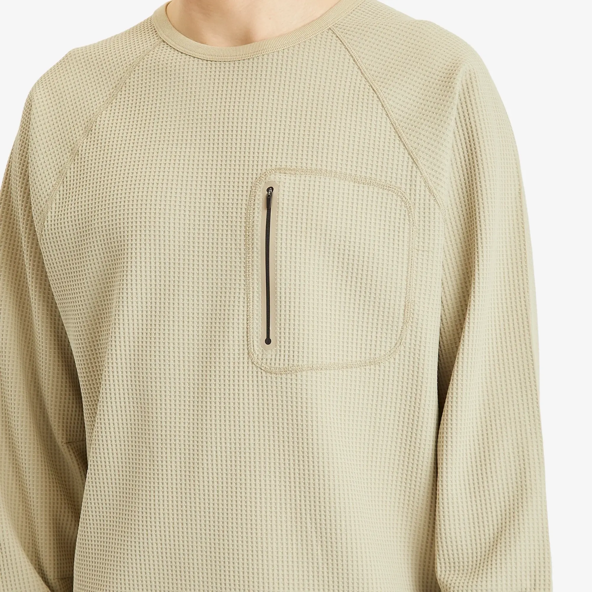 Purple Mountain Observatory Men's Waffle Long Sleeve T-Shirt Sand