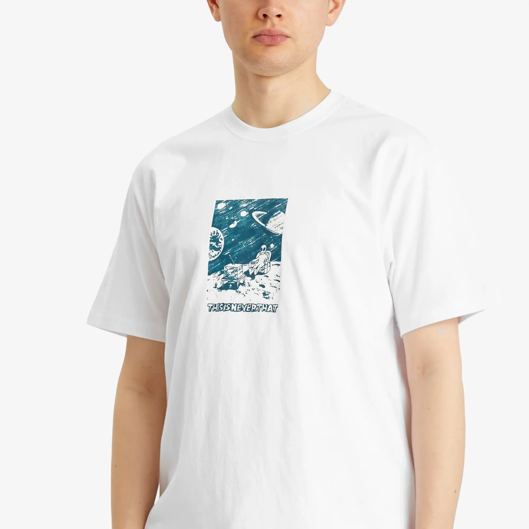 thisisneverthat Men's Outer Space T-Shirt White
