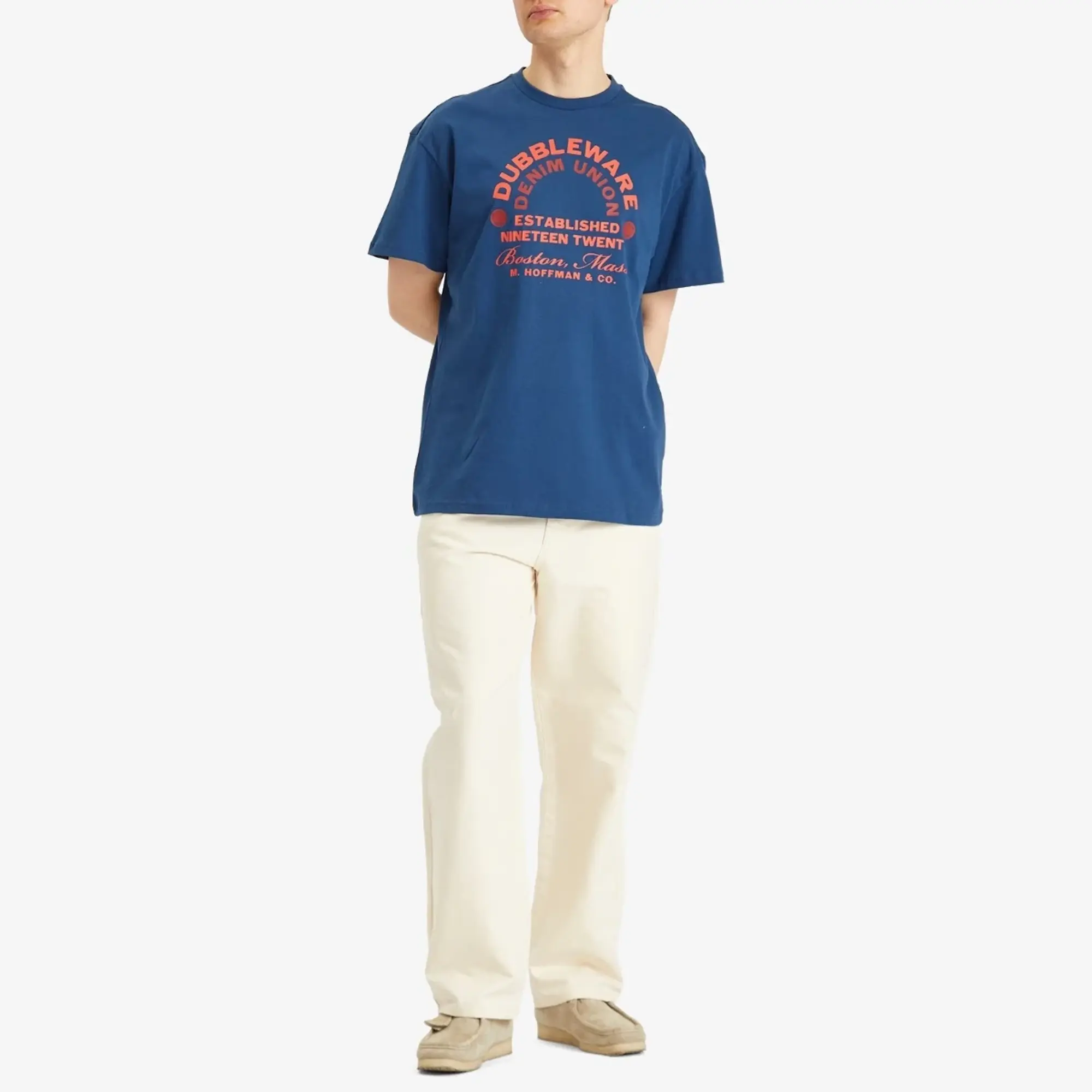Dubbleware Men's Denim Union T-Shirt Navy