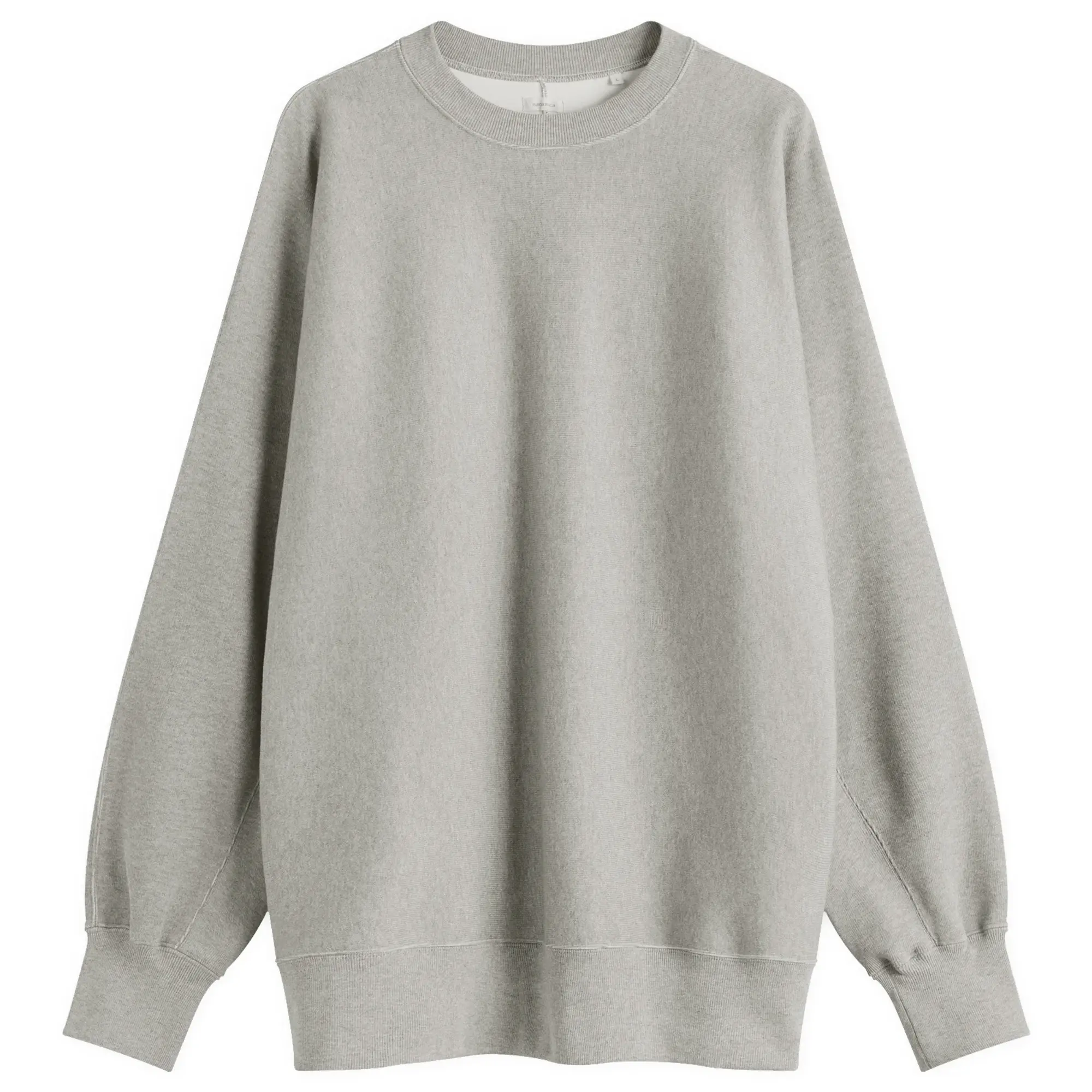 Nanamica Men's Crew Neck Sweatshirt Heather Grey