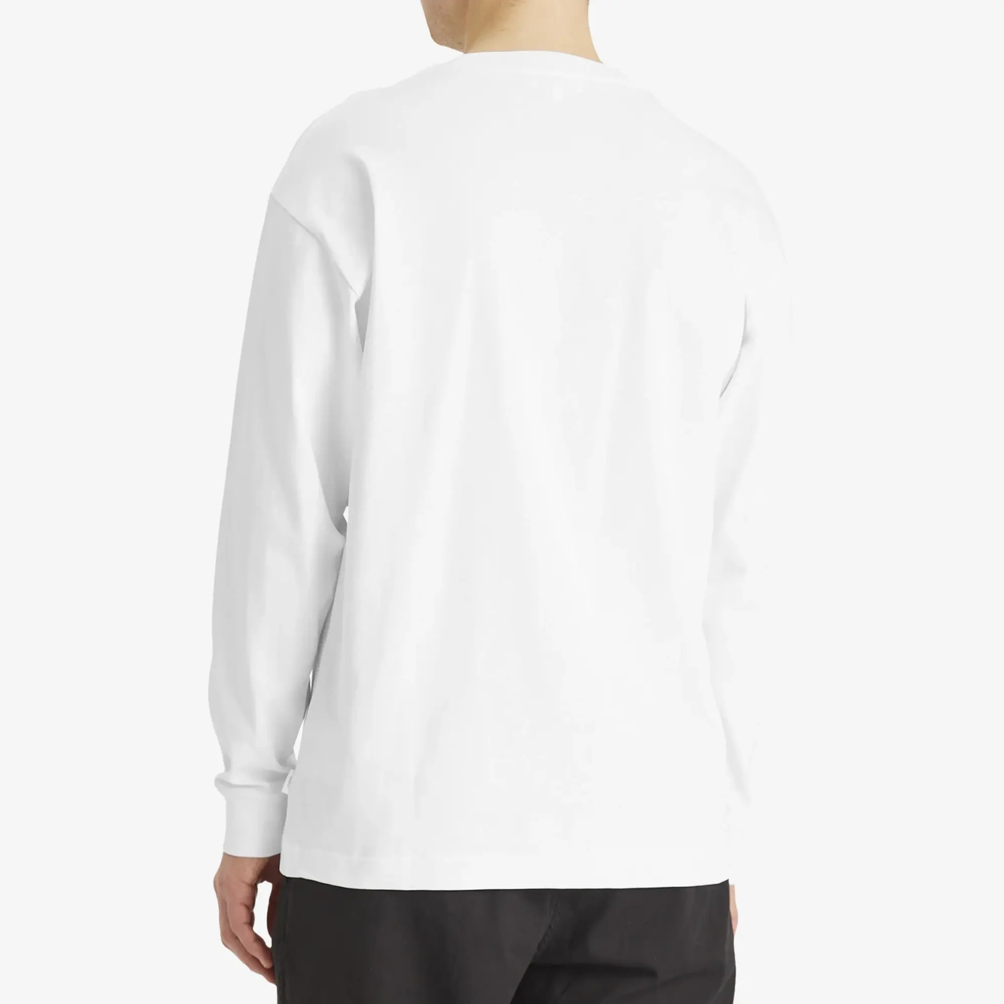 Norse Projects Men's Standard Heavy Loose Long Sleeve T-Shirt White