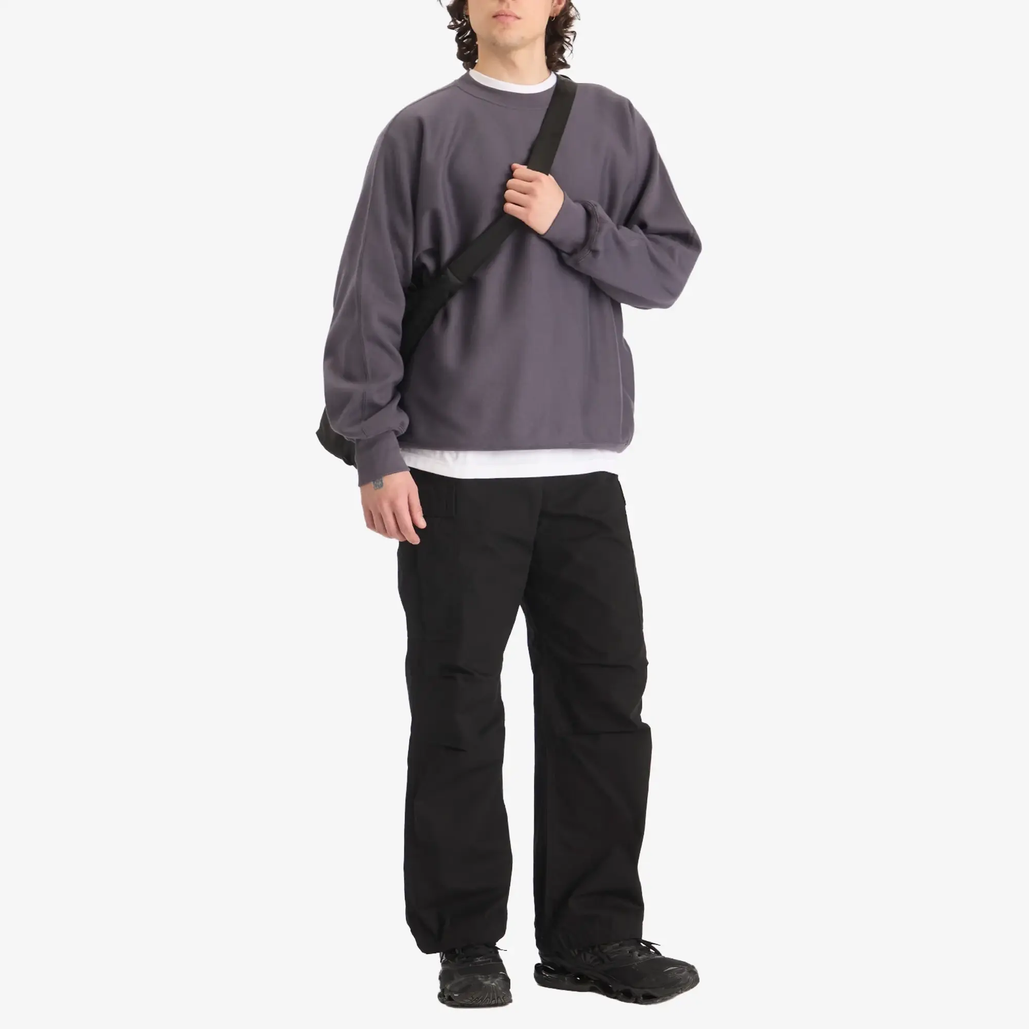 Nanamica Men's Crew Neck Sweatshirt Vintage Navy