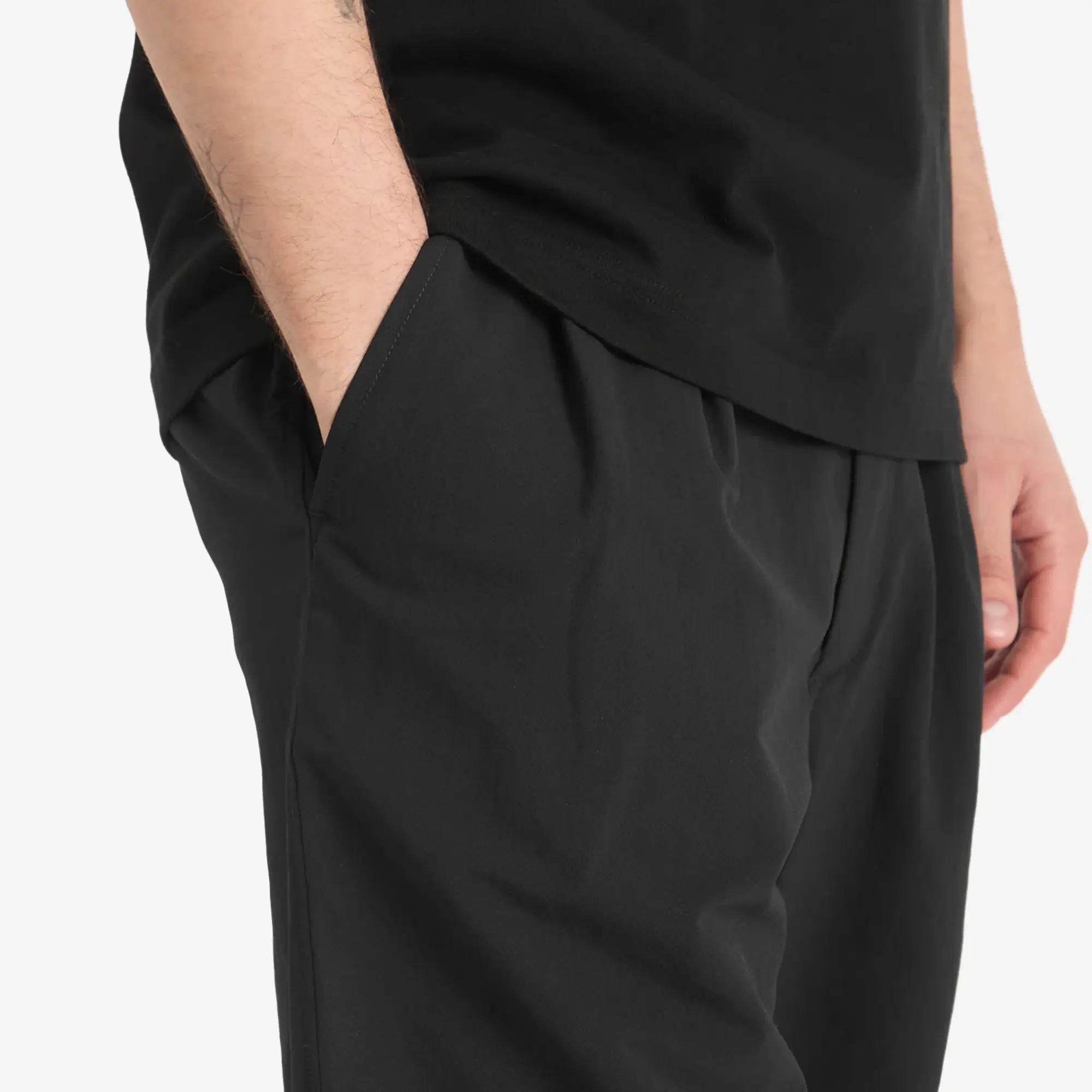 Nanamica Men's Alphadry Double Pleats Shorts Black